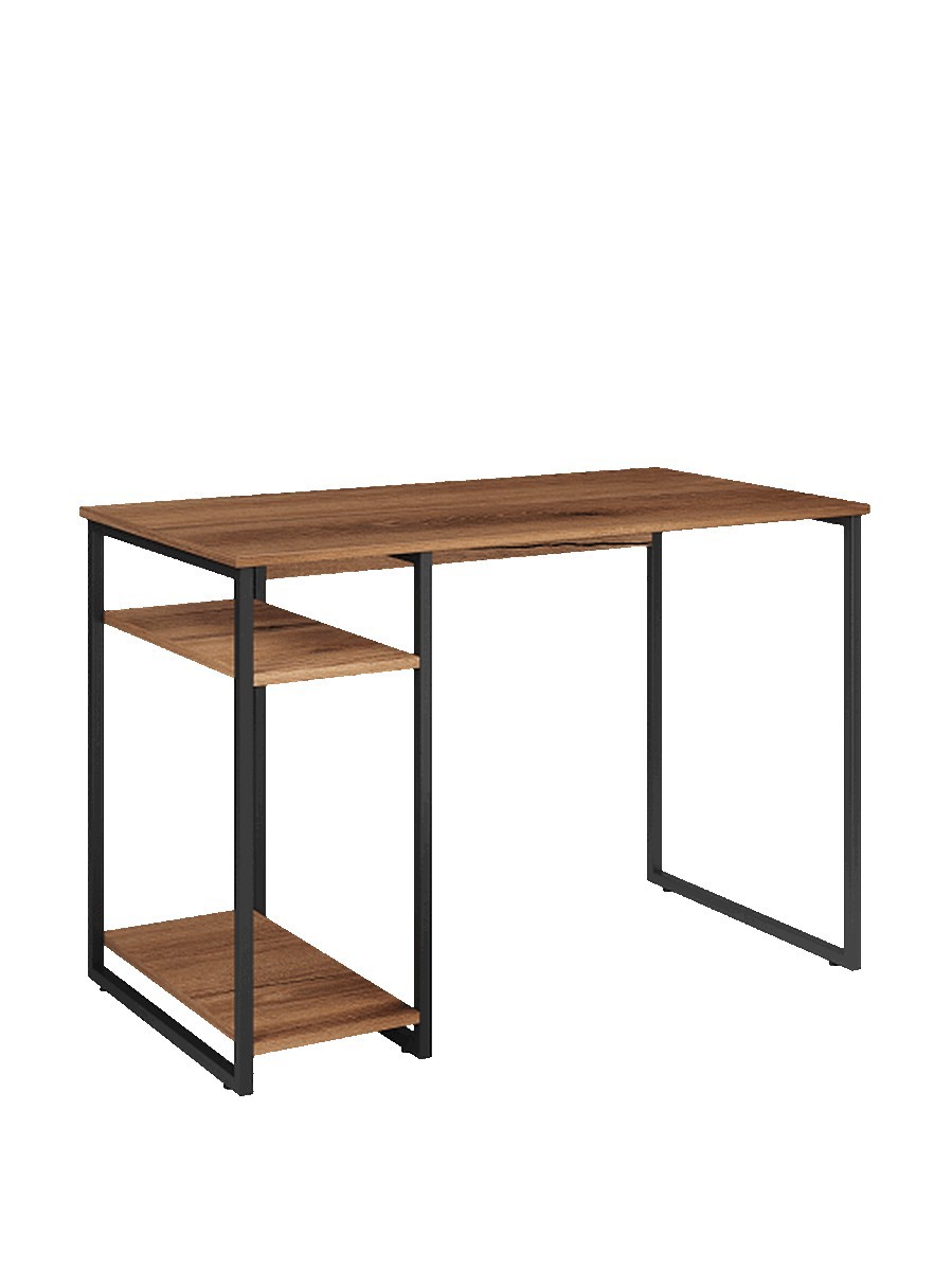 Изображение товара Стол письменный Ridberg Gilbert 110x75x60 см металл цвет дуб темный