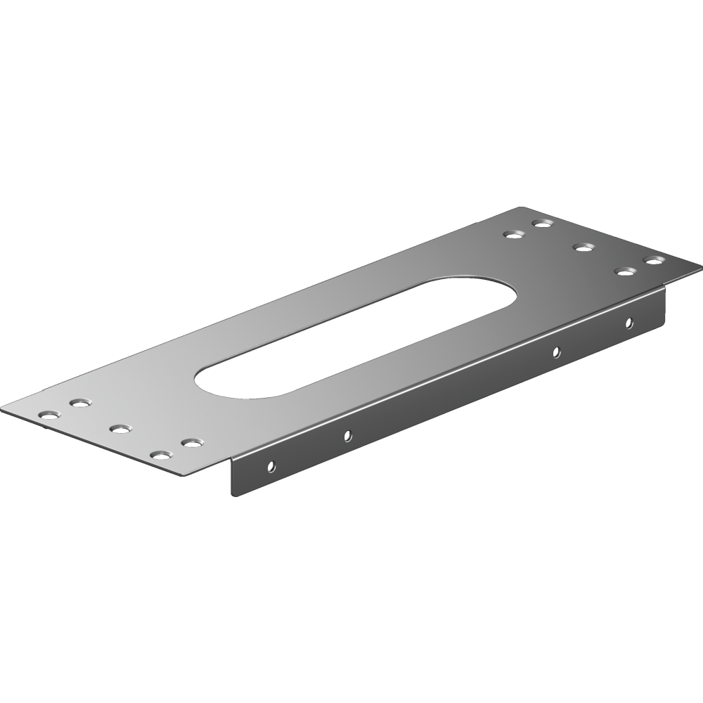 Изображение товара Монтажная панель Hansgrohe sBox 28016000 для монтажа на плитку хром