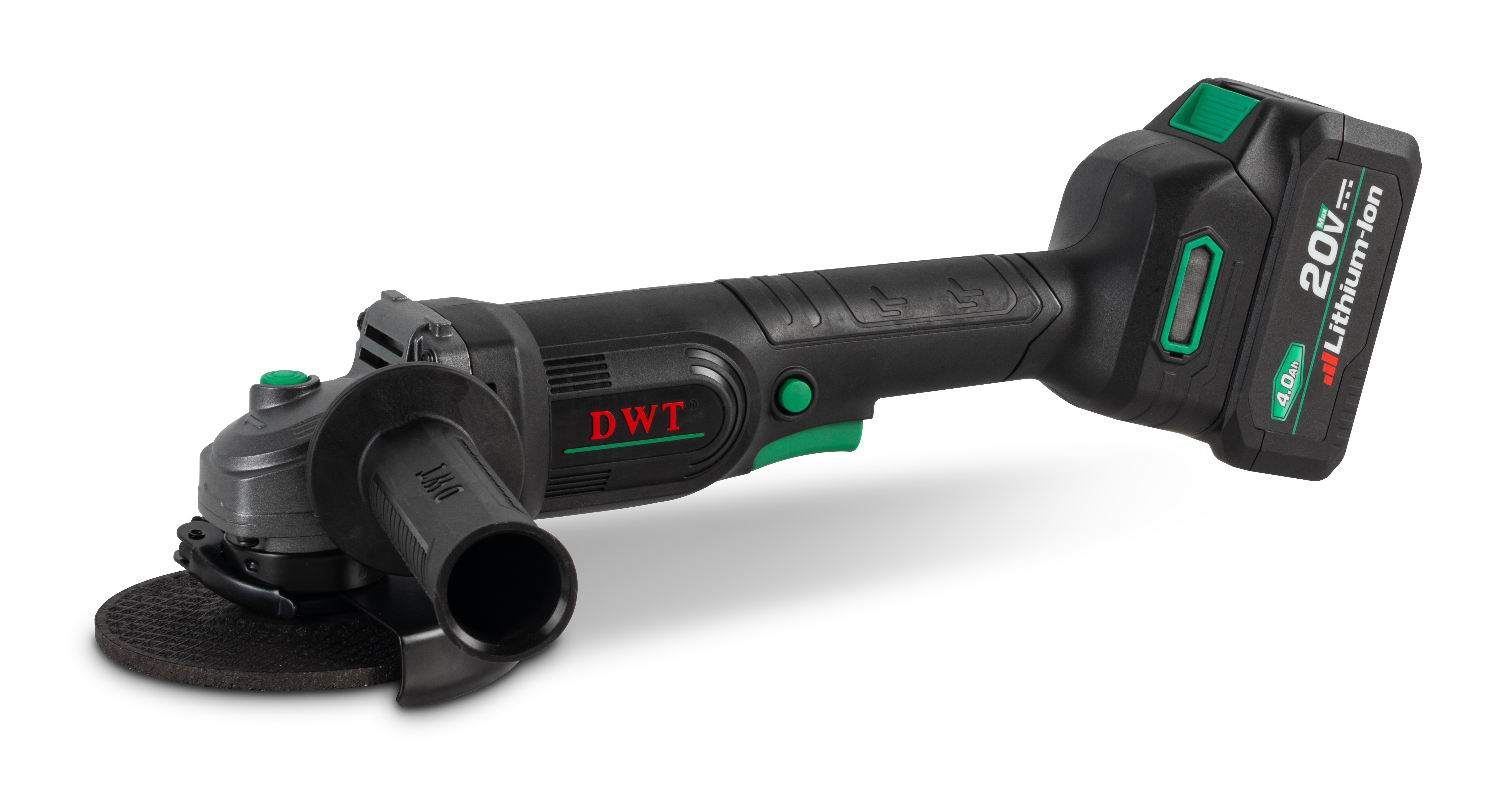 Изображение товара Аккумуляторная бесщеточная углошлифовальная машина DWT AWSP-20-125 D-4C2 BMC 20 В 125 мм