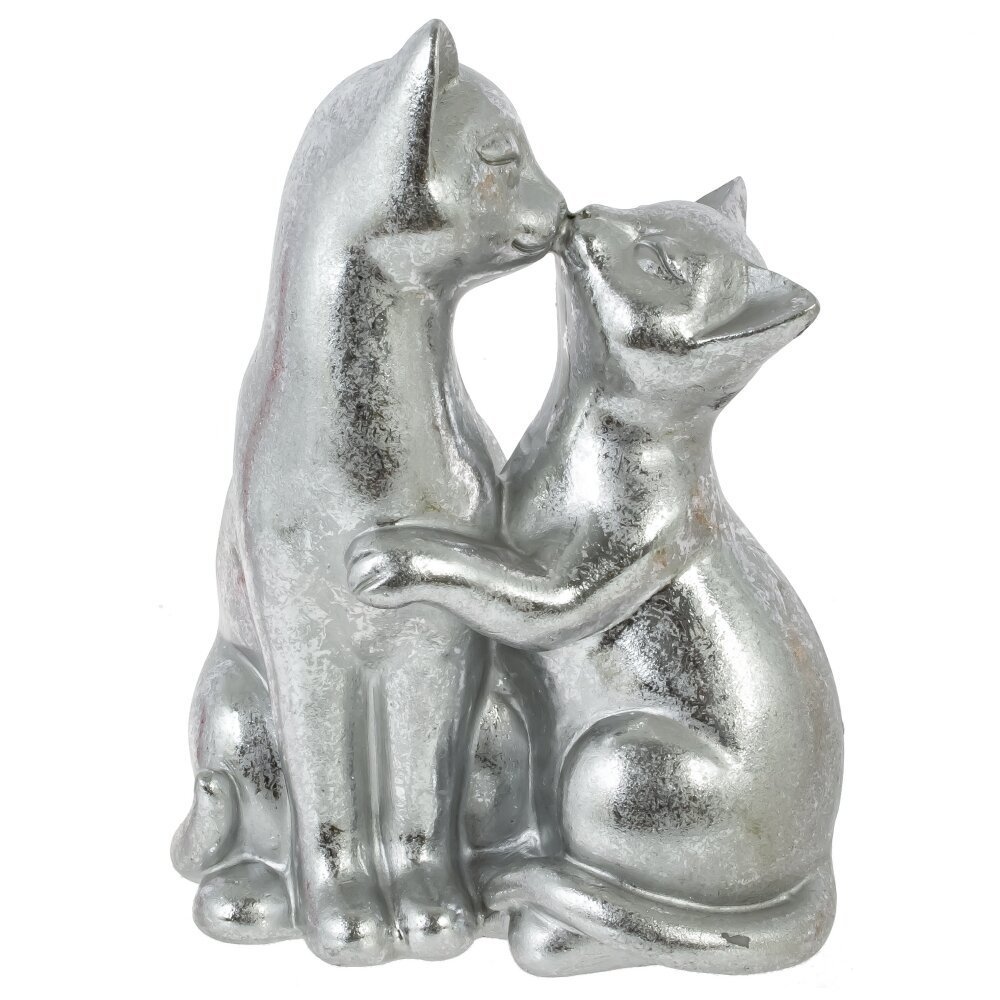 Изображение товара Фигура декоративная Коты 816520 цвет серый / серебристый