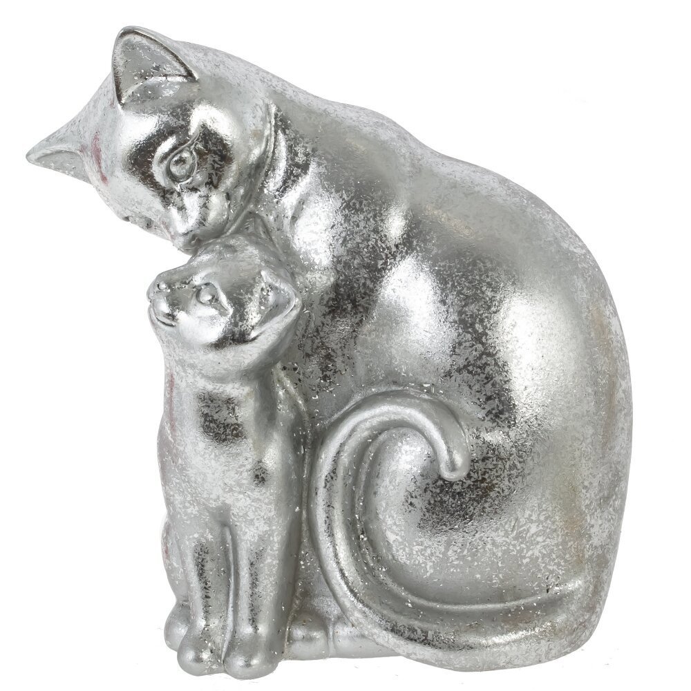 Изображение товара Фигура декоративная Коты 816521 цвет серый / серебристый