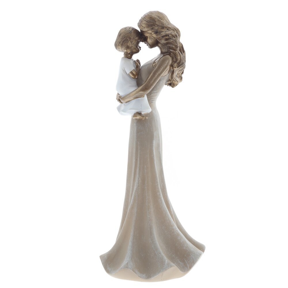 Изображение товара Декоративная фигурка Девушка с ребёнком, бежевый цвет, ПВХ