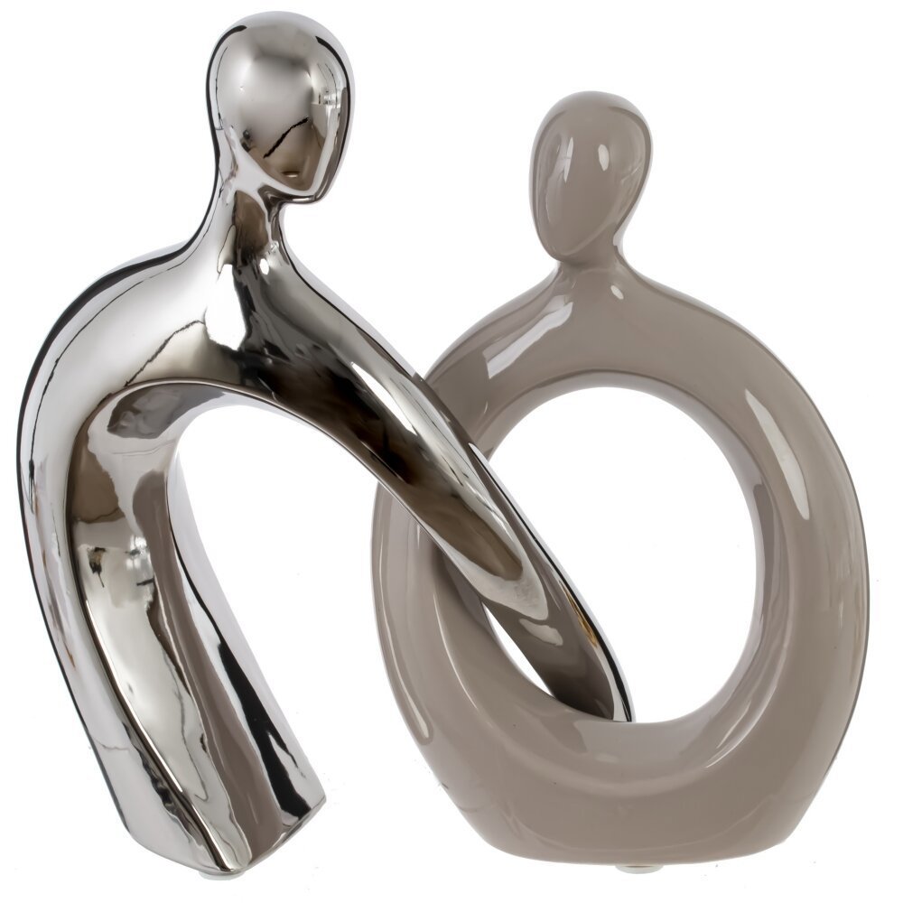 Изображение товара Фигура декоративная Пара 816465 цвет серый / серебристый