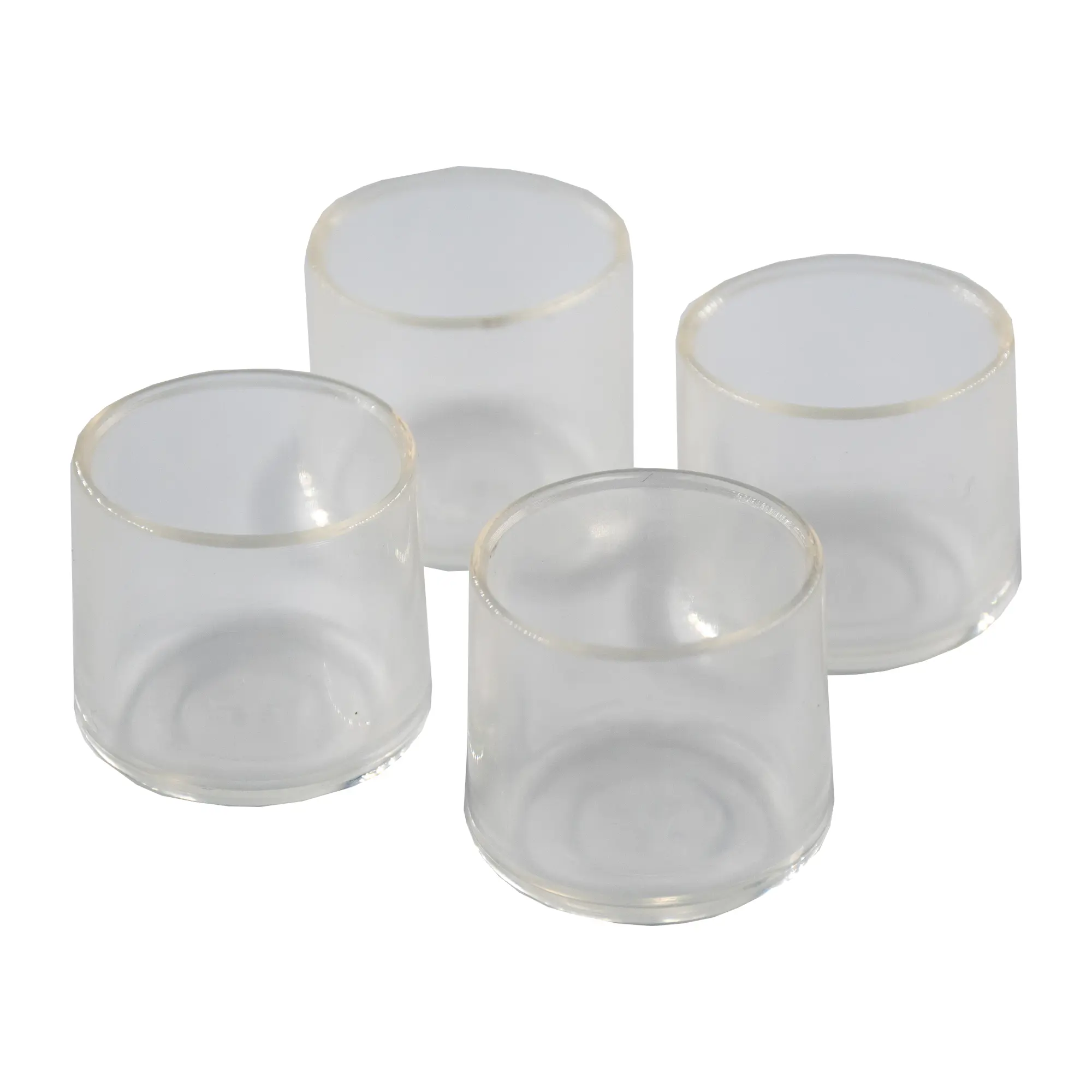 Заглушка на мебельную ножку KONSENSA 25 мм круглые пластик цвет прозрачный 4 шт.