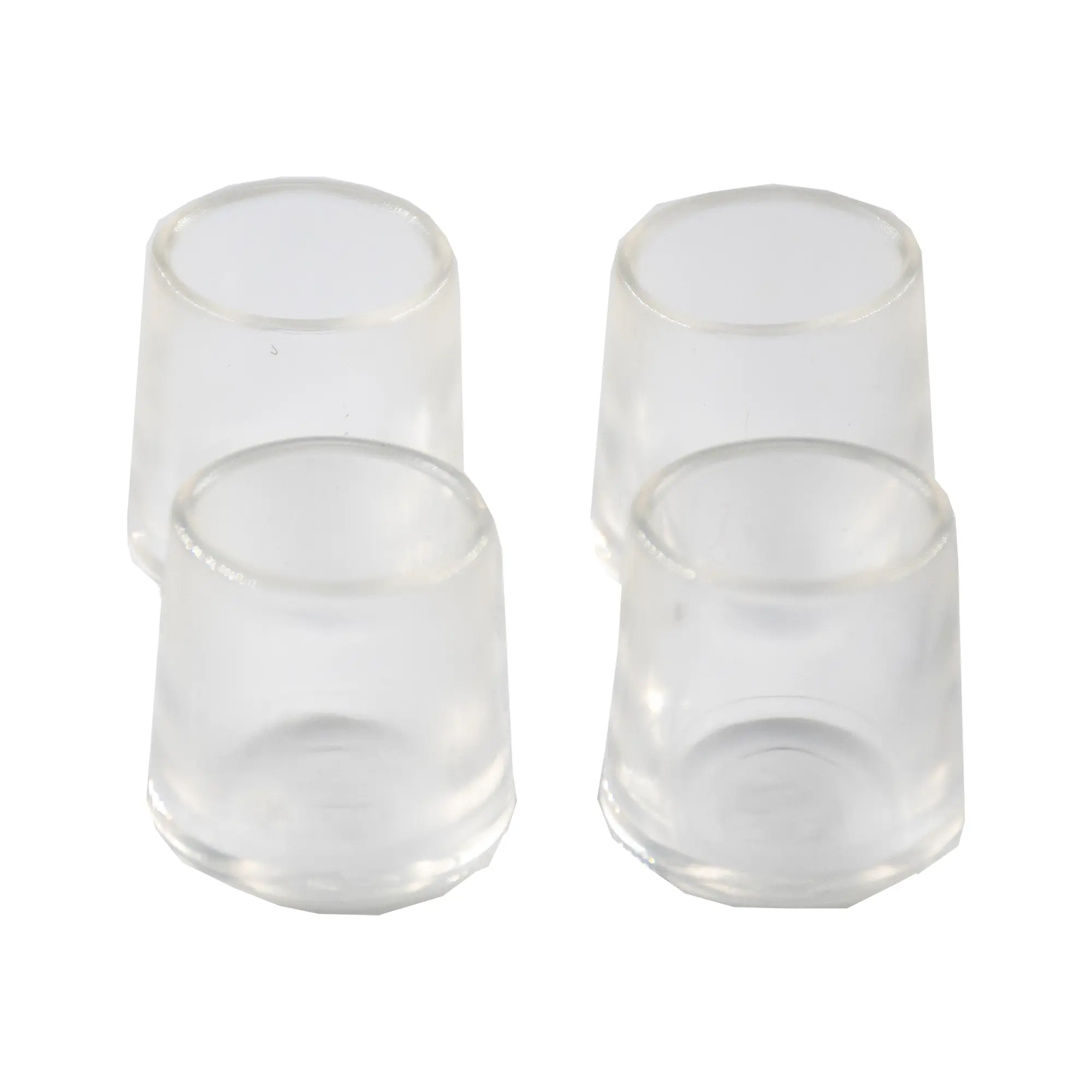 Заглушка на мебельную ножку KONSENSA 12 мм круглые пластик цвет прозрачный 4 шт.