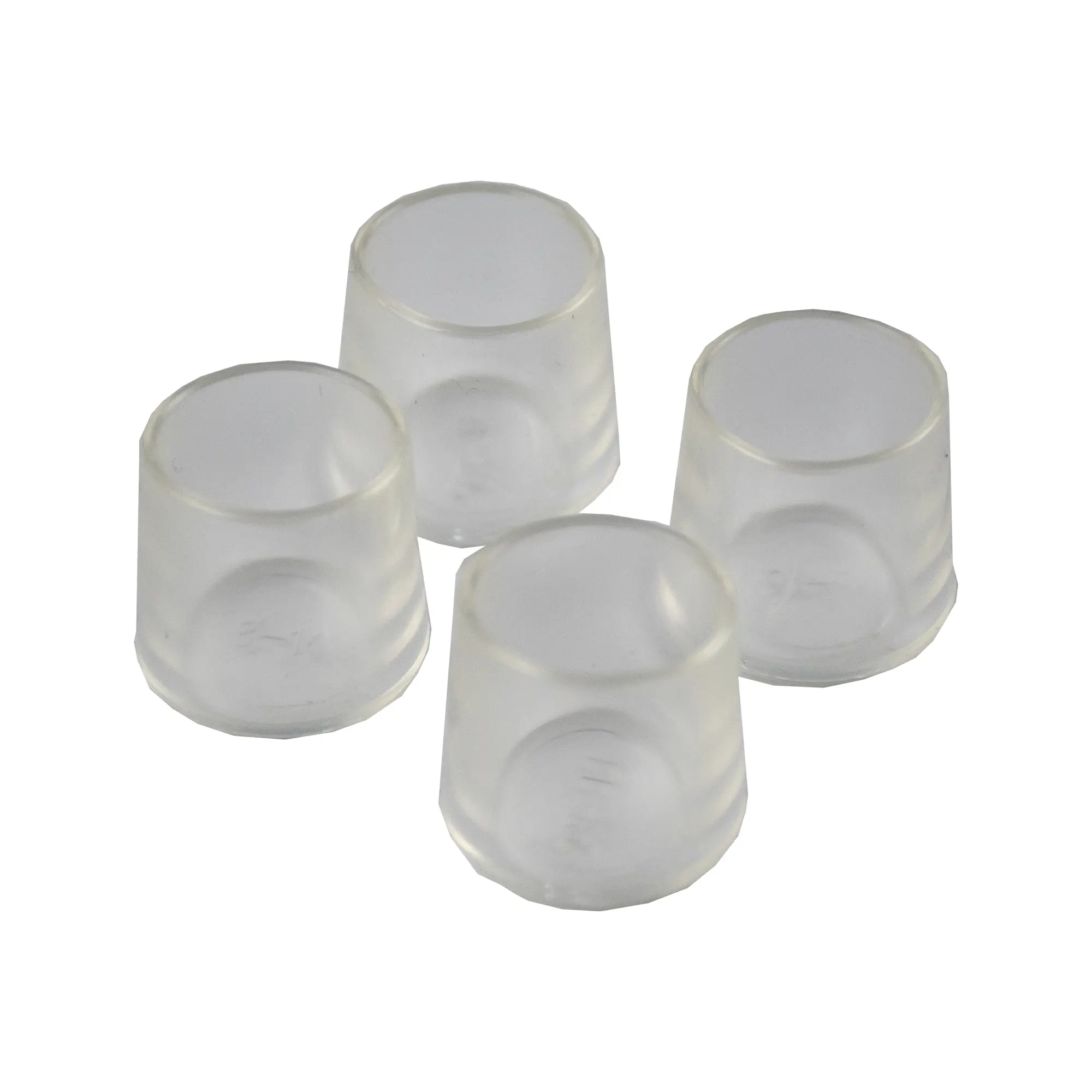 Заглушка на мебельную ножку KONSENSA 16 мм круглые пластик цвет прозрачный 4 шт.