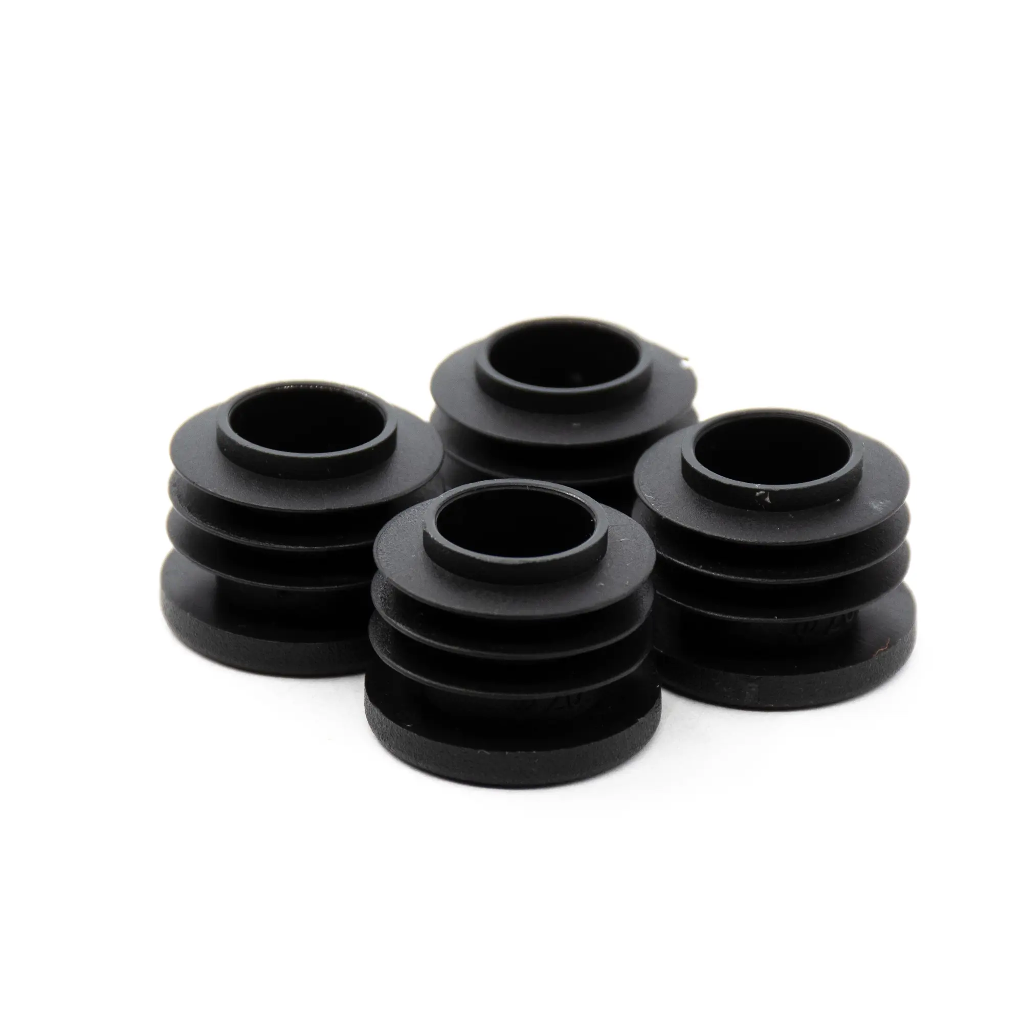 Заглушка на мебельную ножку KONSENSA 22 мм круглые пластик цвет черный 4 шт.