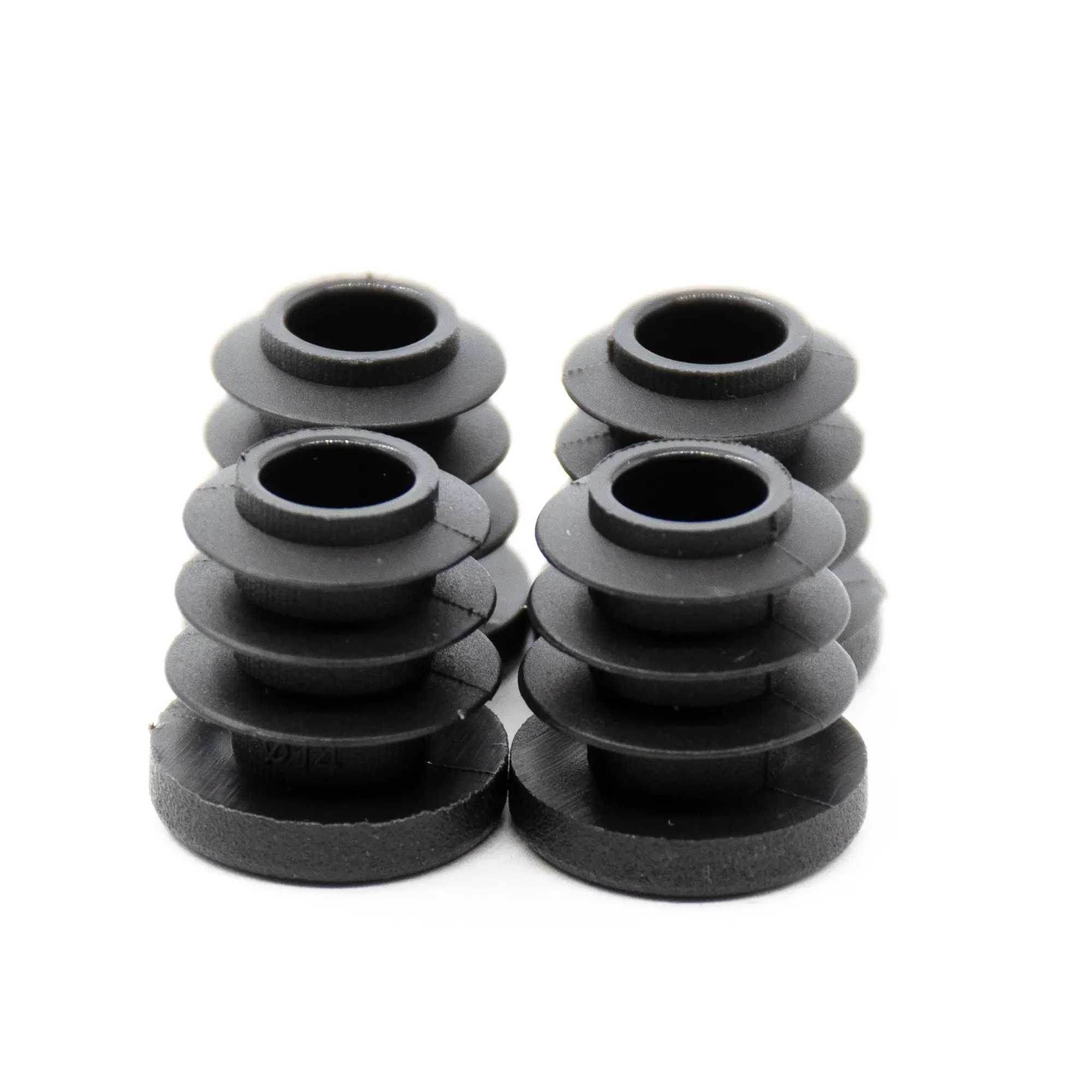 Заглушка на мебельную ножку KONSENSA 14 мм круглые пластик цвет черный 4 шт.