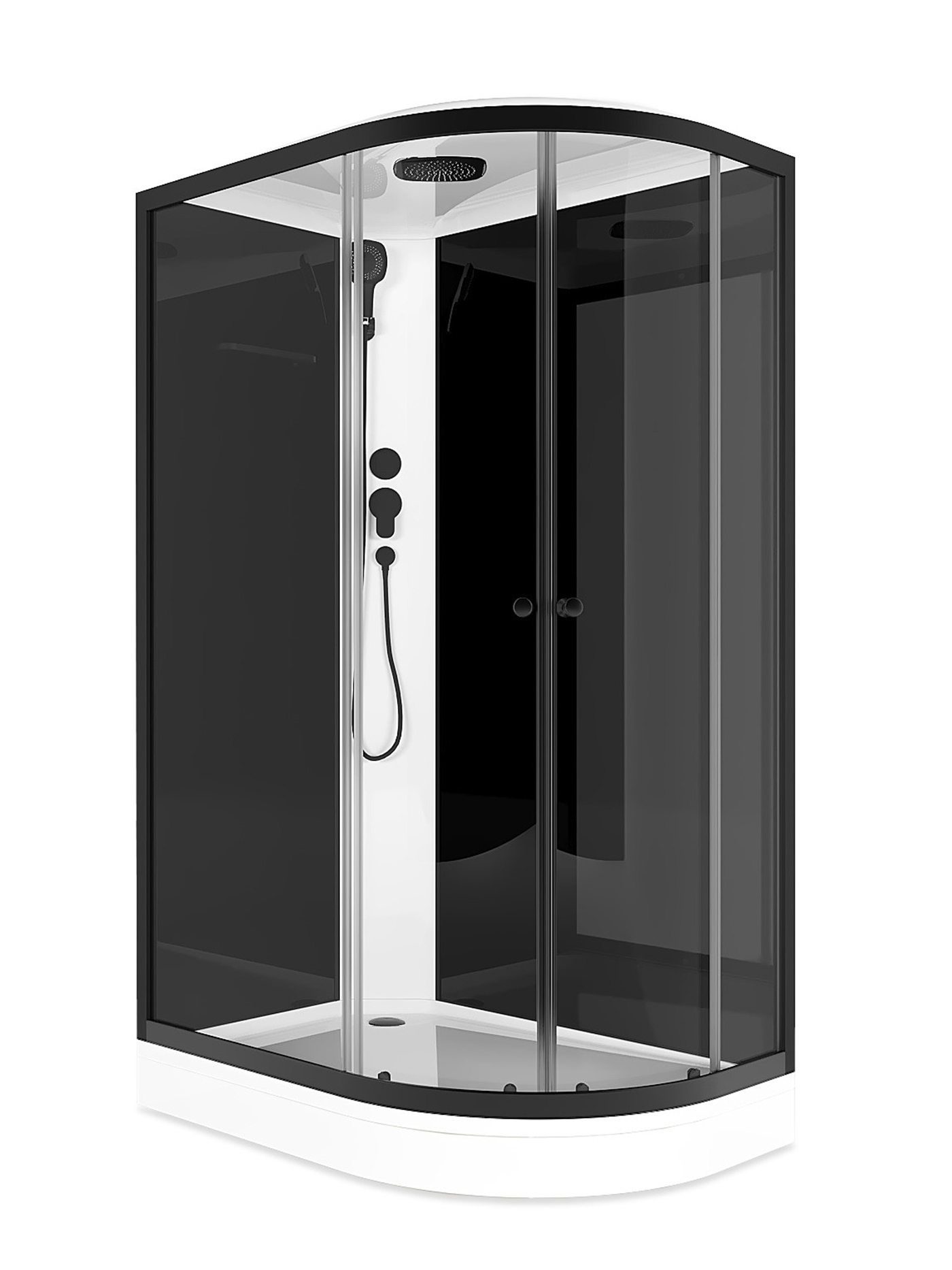 Изображение товара Душевая кабина Domani-Spa Delight 120x80 см с низким поддоном и стеклом 4 мм