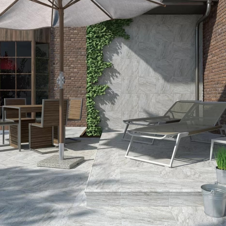 Изображение товара Керамогранит Kerama Marazzi серия Терраса 40.2x40.2см серый для пола внутренних и внешних поверхнос