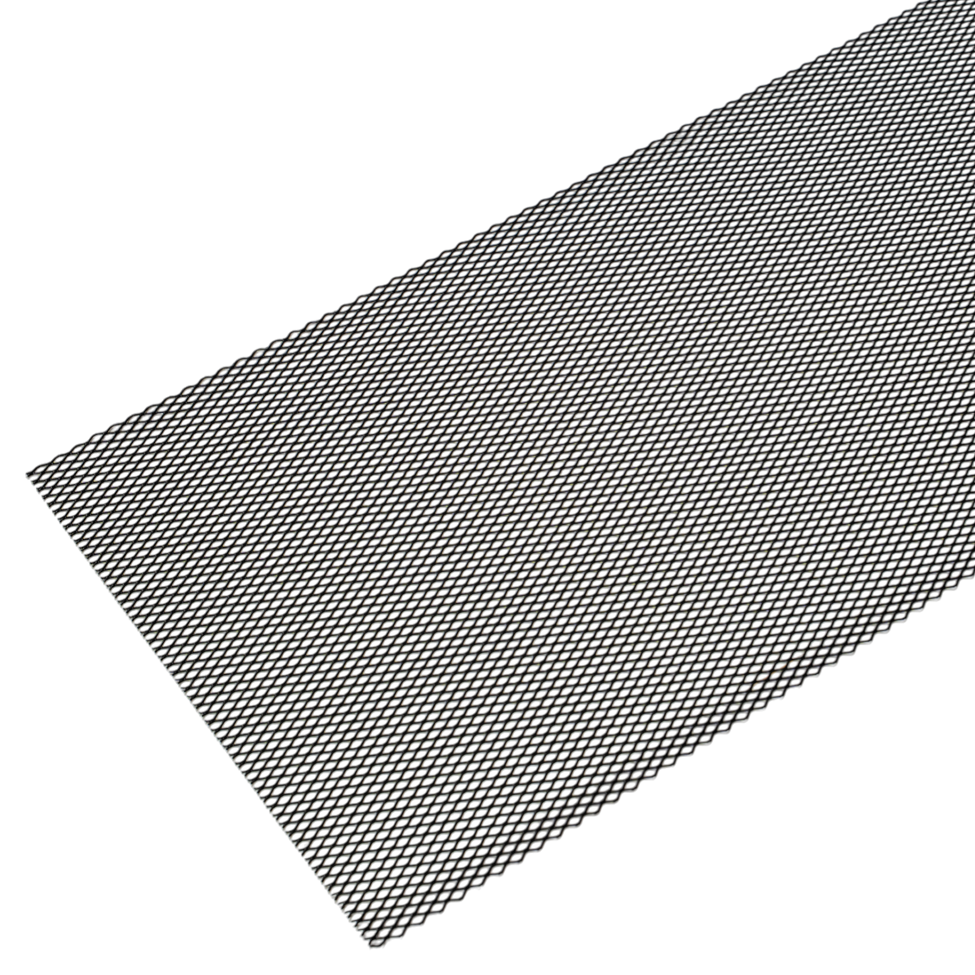 Лист декоративный 0.8x300x600 мм алюминий цвет черный