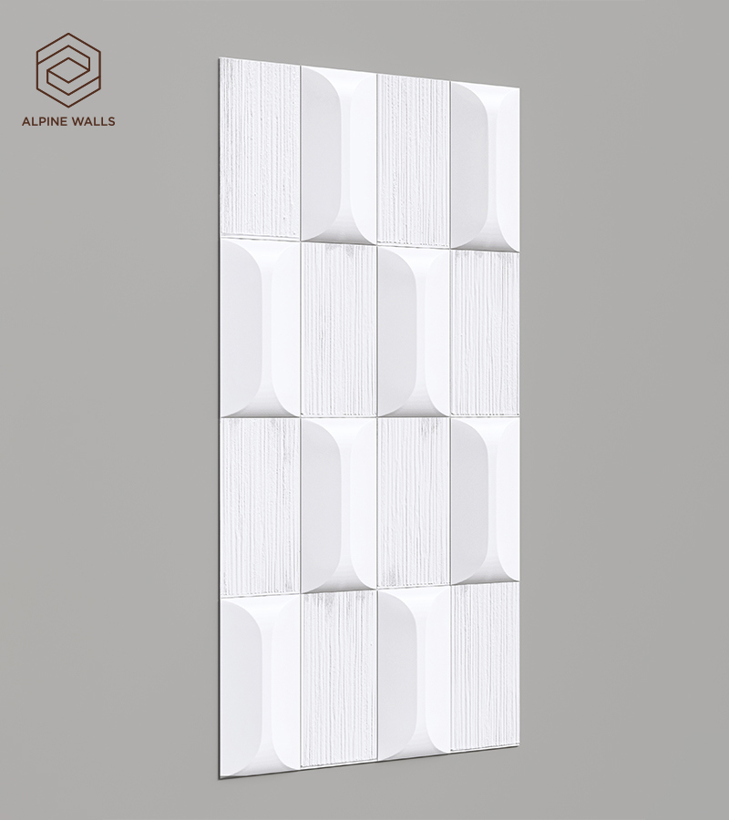 Изображение товара Декоративная панель Alpine Walls 7 Белый 1200x600x25 мм Изображение товара Декоративная панель Alpine Walls 7 Белый 1200x600x25 мм