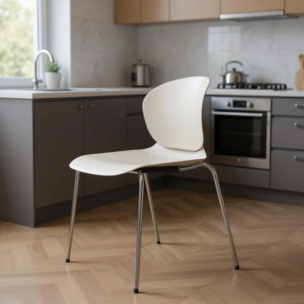 Изображение товара Стул No name Белый 45x79x55 см полипропилен цвет белый