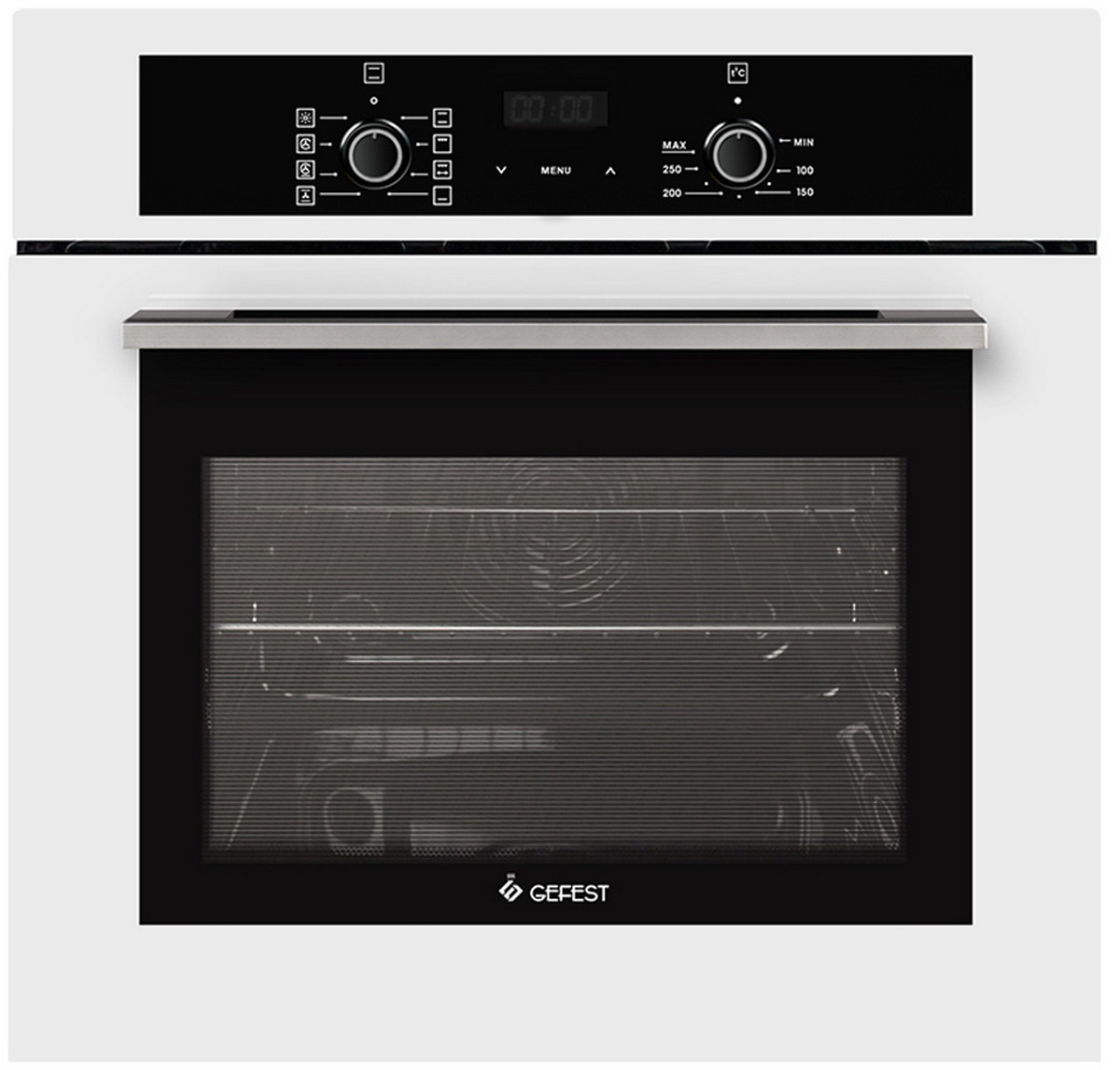 Изображение товара Встраиваемый электрический духовой шкаф Gefest ЭДВ ДА 622-03 РБ1 55 л белый Изображение товара Встраиваемый электрический духовой шкаф Gefest ЭДВ ДА 622-03 РБ1 55 л белый