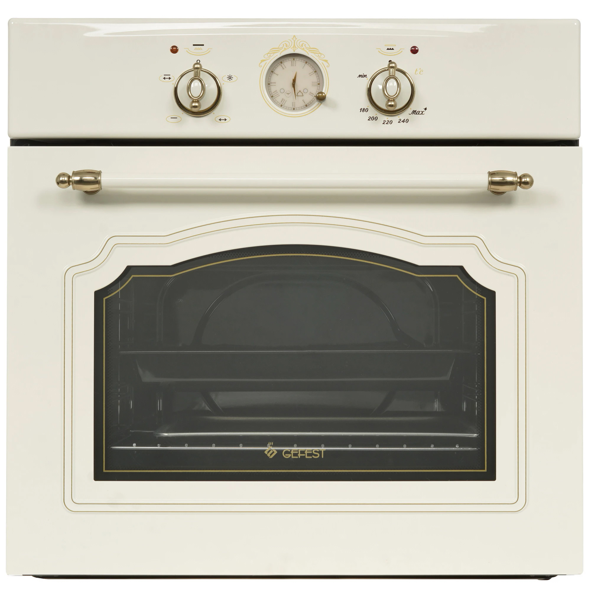 Изображение товара Встраиваемый духовой шкаф Gefest ДГЭ 601-01 К64 59.8х59.5х56.5 см цвет кремовый