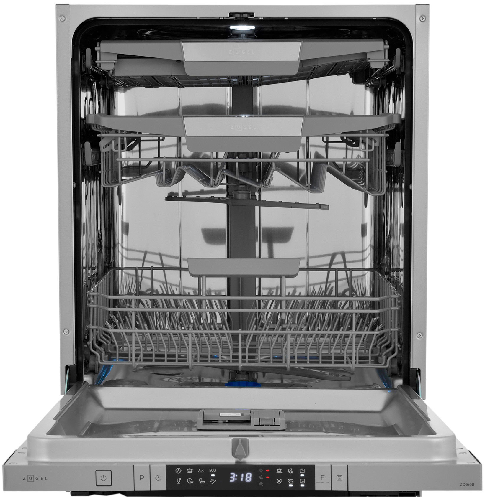 Изображение товара Встраиваемая посудомоечная машина Zugel ZDI608 с 8 программами