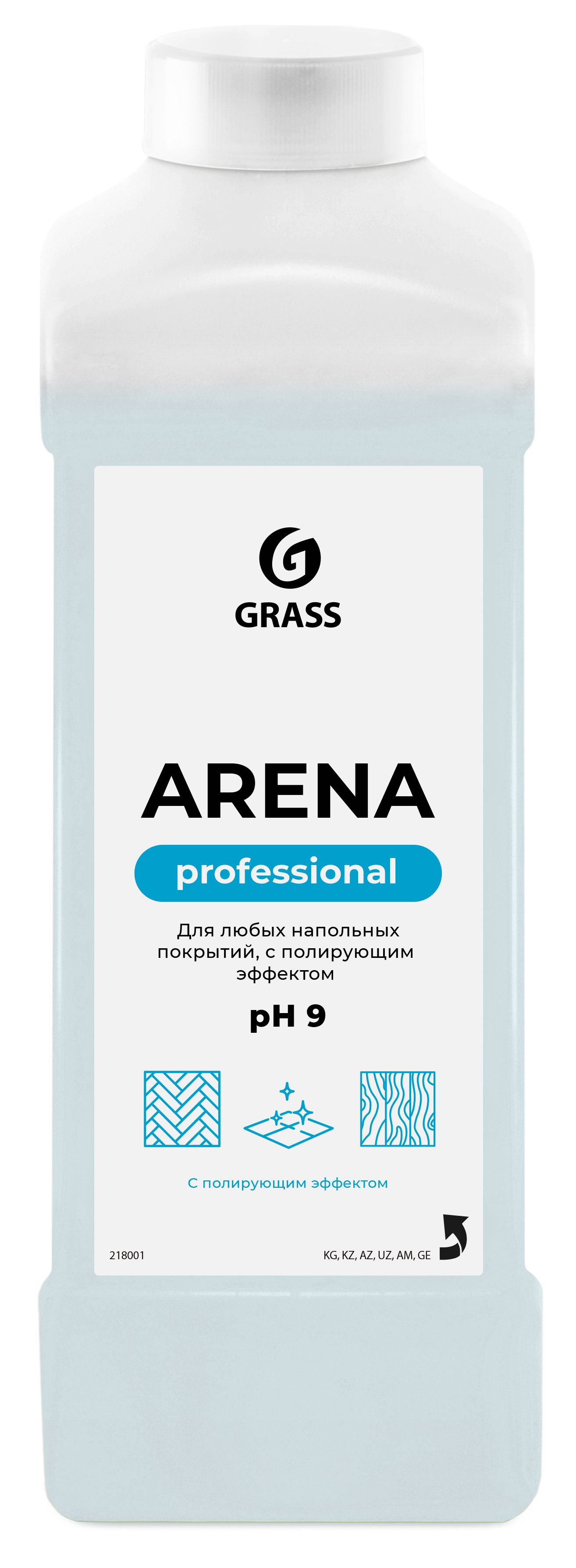 Изображение товара Средство для мытья пола Grass Arena Professional 1 л Изображение товара Средство для мытья пола Grass Arena Professional 1 л
