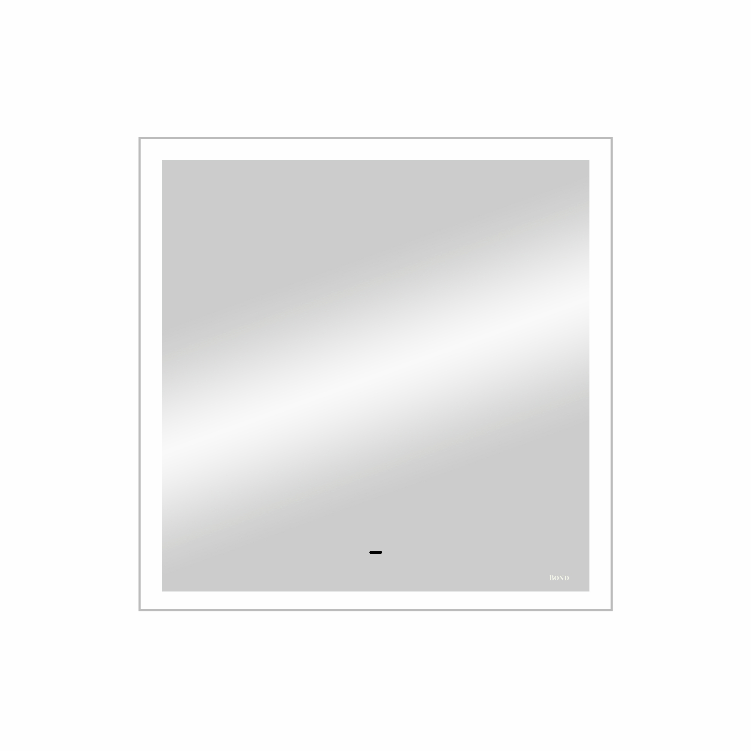 Изображение товара Зеркало для ванной Bond Square MLP44-8080 с подсветкой 80x80 см