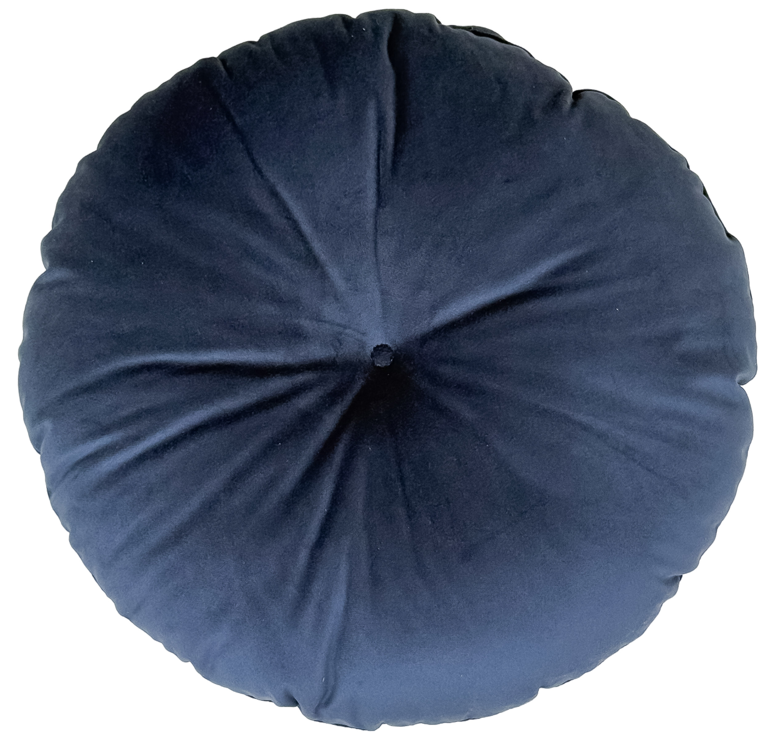 Изображение товара Подушка декоративная Linen Way d37 см бархат цвет синий