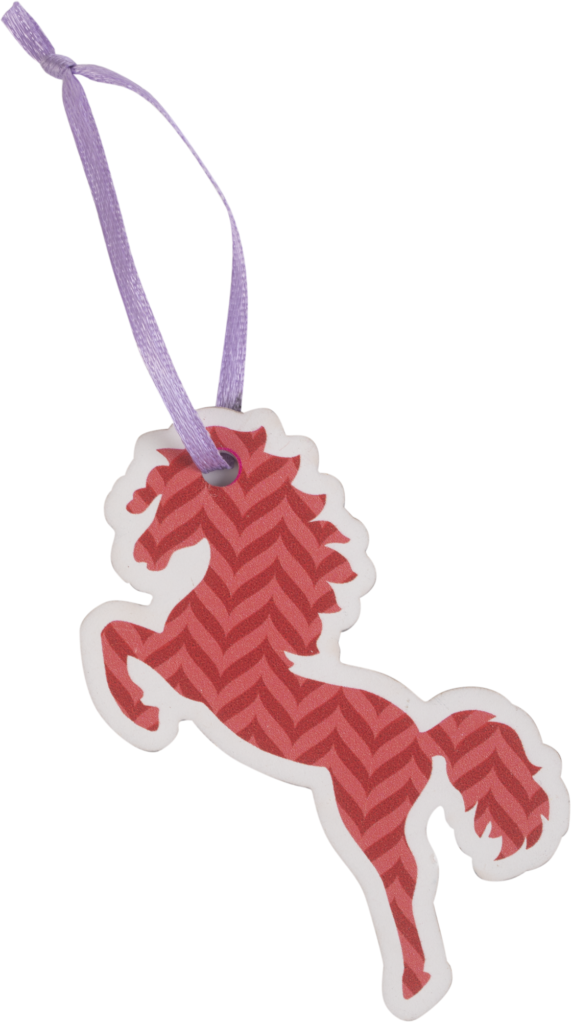 Изображение товара Елочная игрушка Домашняя кухня «Лошадка линии», 8.6x6.4 см, дерево, цвет красный