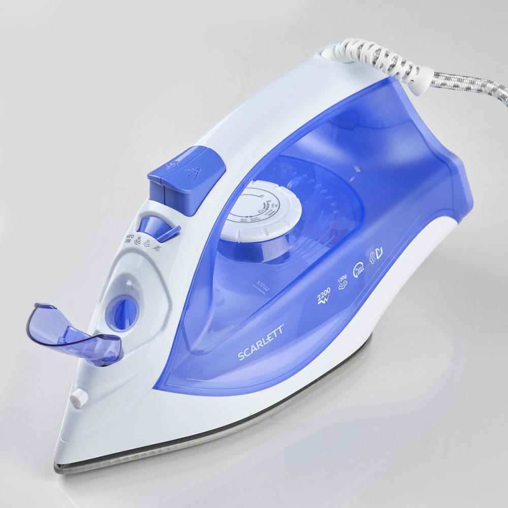Изображение товара Паровой утюг Scarlett SC-SI30K23 0.25 л 2200 Вт цвет синий