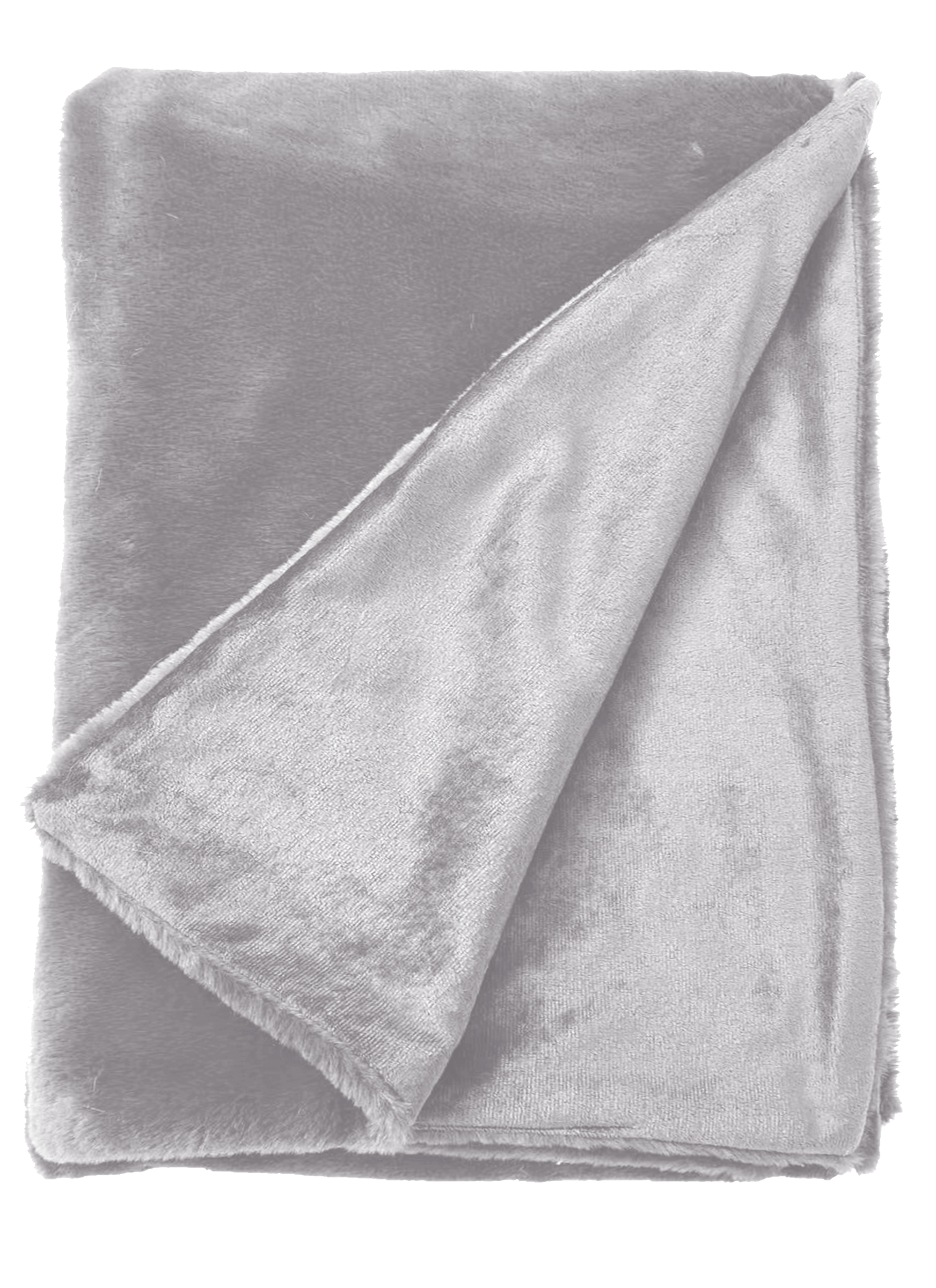 Изображение товара Плед Inspire Enalie Granit 5 светло-серый 200x220 см искусственный мех