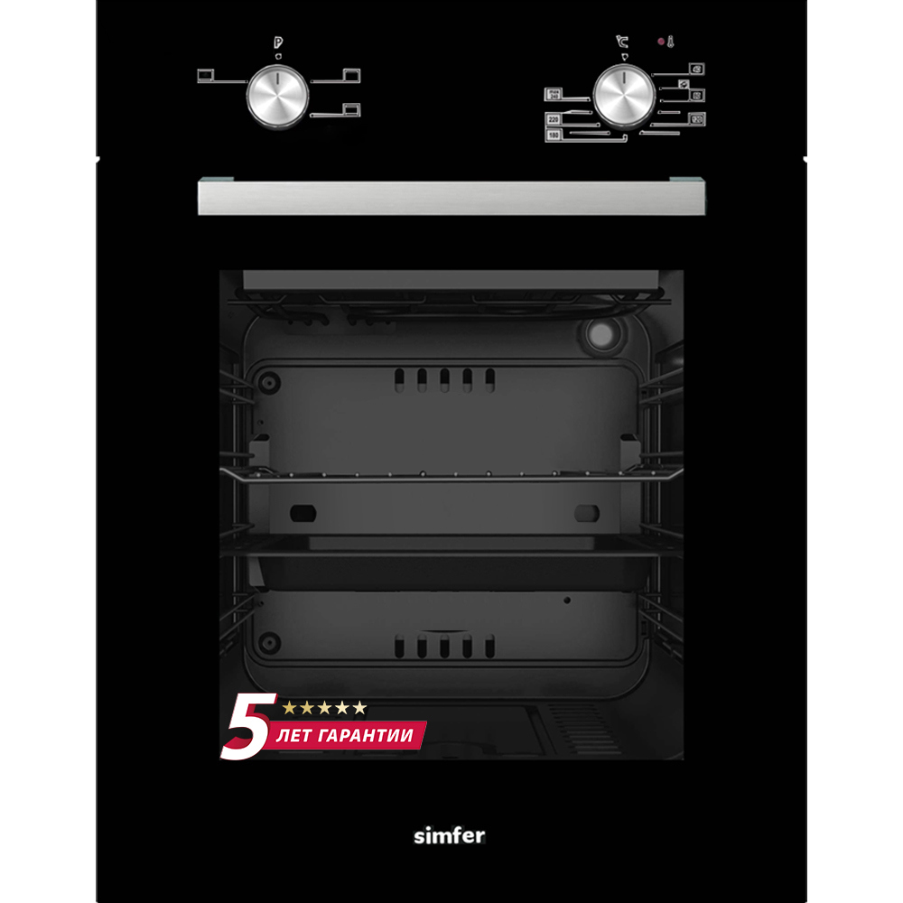 Изображение товара Электрический встраиваемый духовой шкаф Simfer B4EB04070 49л черный