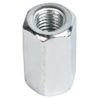 Изображение товара Гайка переходная удлиненная шестигранная М10 DIN 6334 сталь оцинкованная 2 шт.