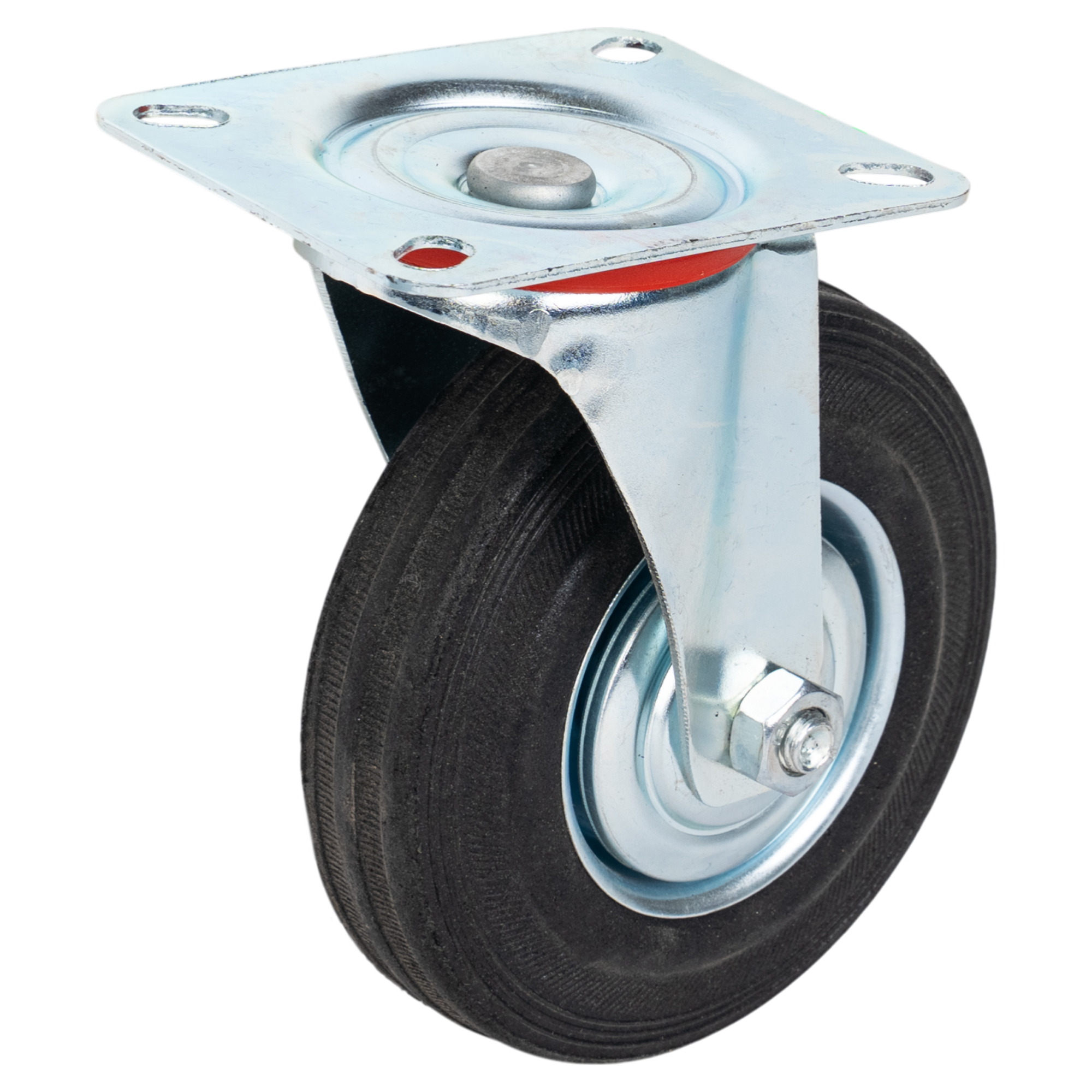 Колесо Tech-Krep поворотное без тормоза 125 мм до 100 кг цвет черный