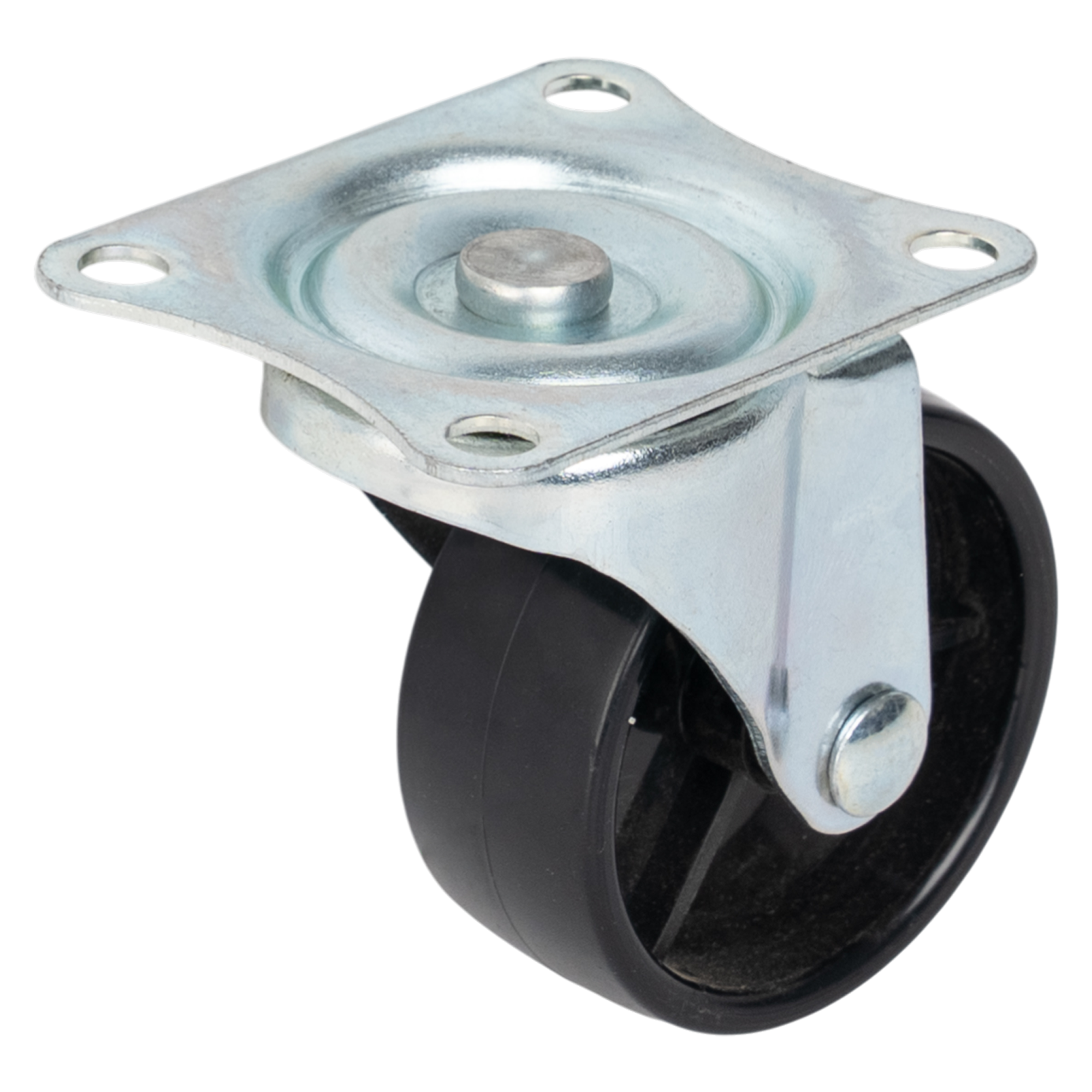 Колесо Tech-Krep поворотное без тормоза 50 мм до 40 кг цвет черный