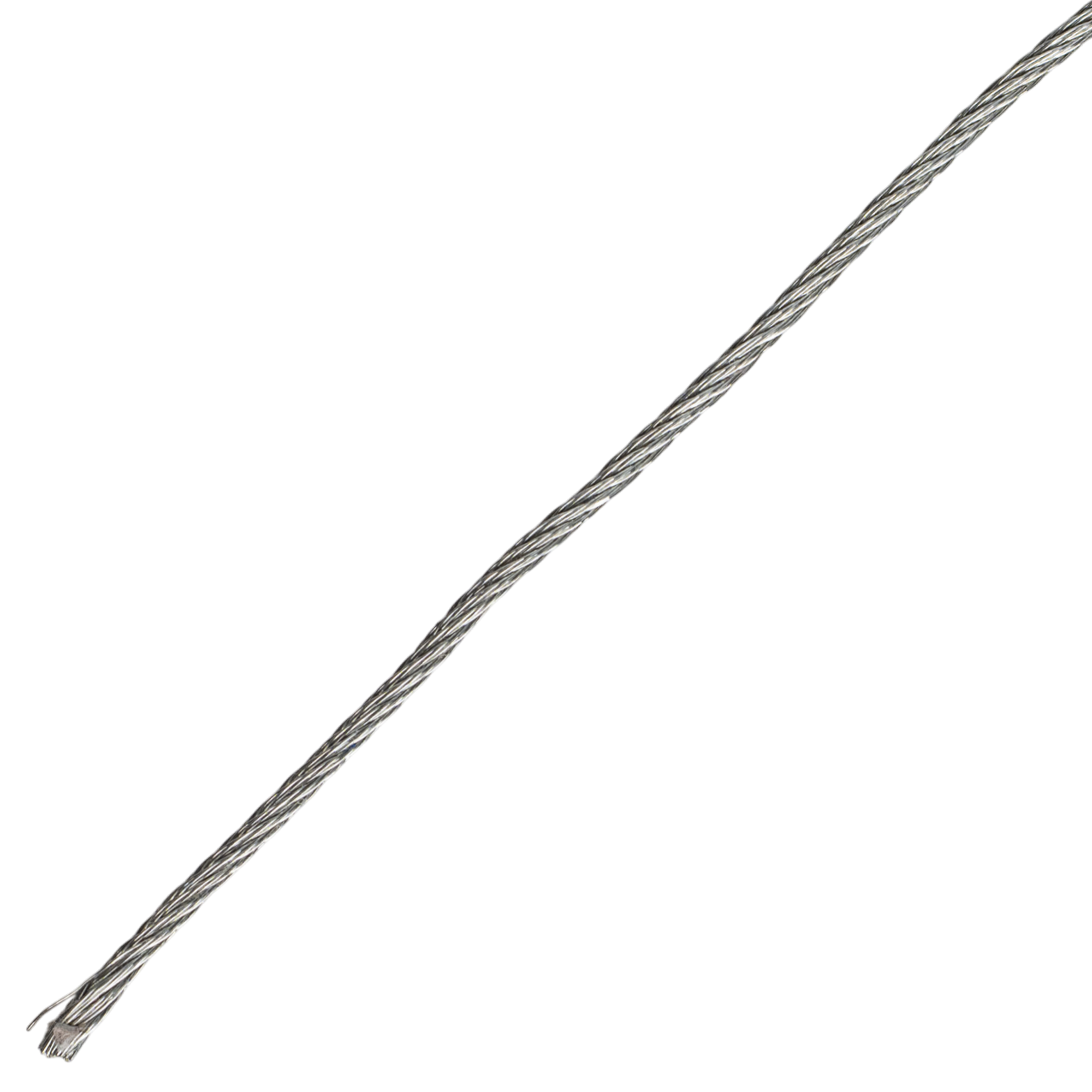 Трос стальной оцинкованный 2 мм 5 м