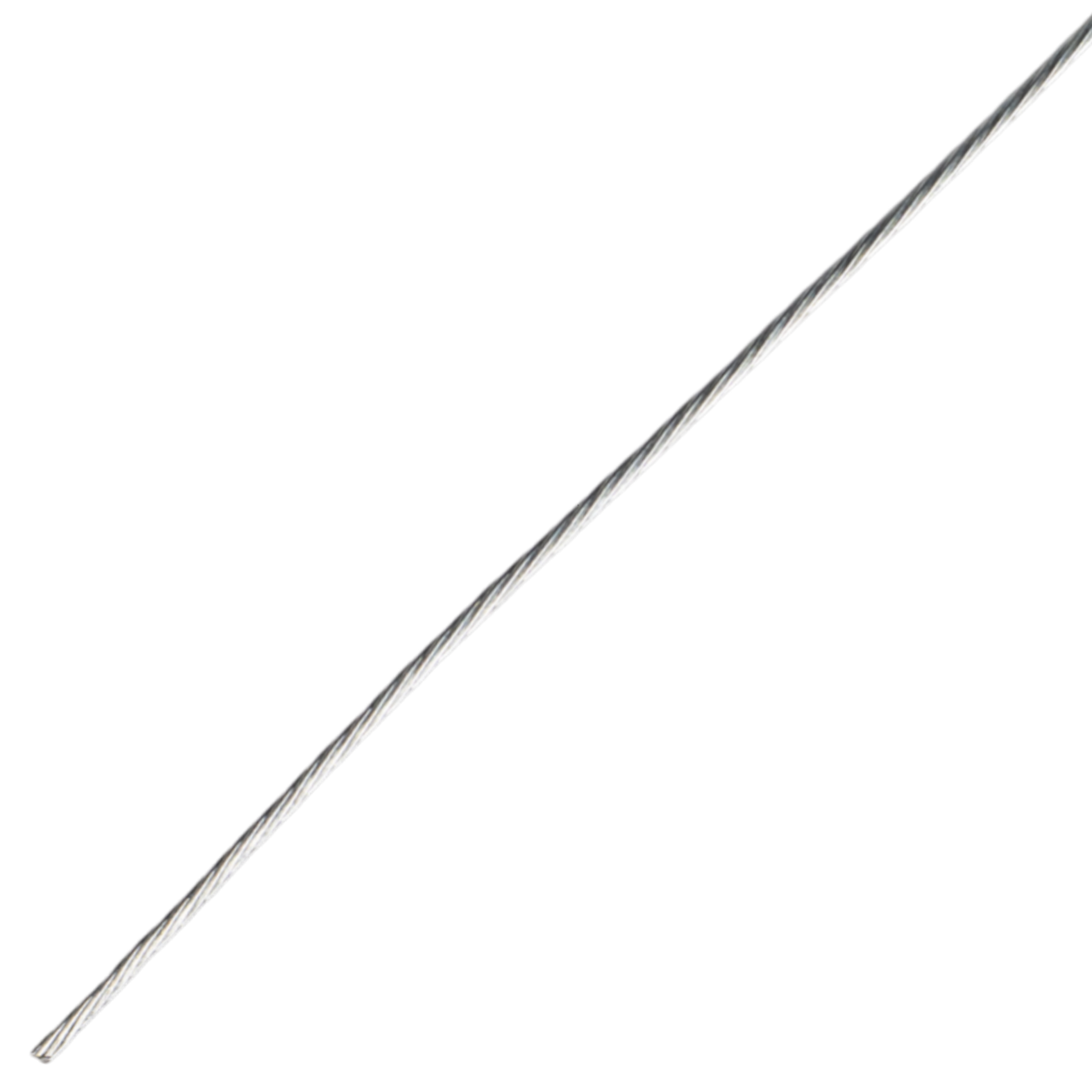 Трос стальной оцинкованный 1 мм 10 м