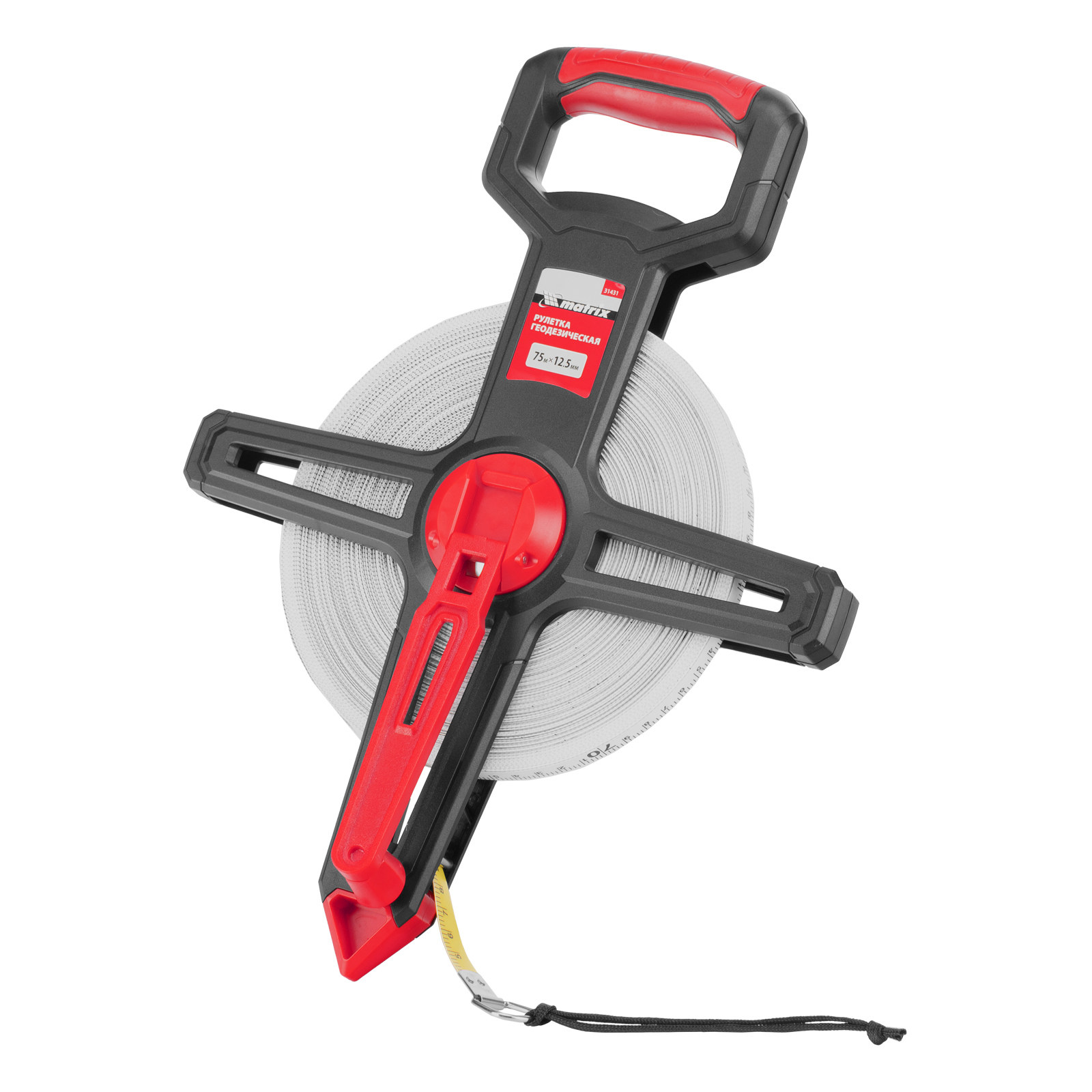 Изображение товара Рулетка геодезическая Matrix 31431 75 м, стекловолоконная, прочная