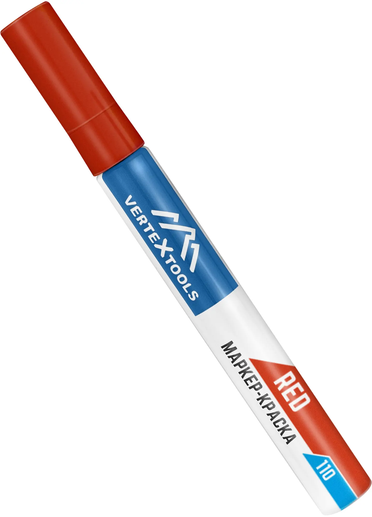 Маркер-краска Vertextools 0020-03 красный 3-6 мм