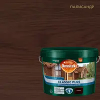 Изображение товара Защитно-декоративный антисептик лессирующий Omnitex Classic Plus полуматовый палисандр 9 л Изображение товара Защитно-декоративный антисептик лессирующий Omnitex Classic Plus полуматовый палисандр 9 л