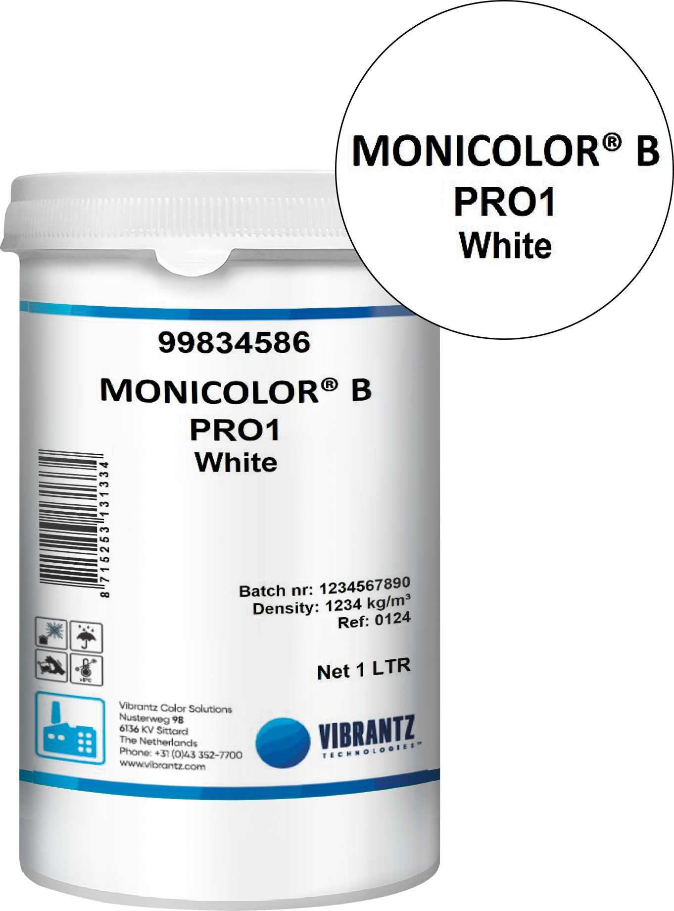 Monicolor Pro 1 White, 1 л