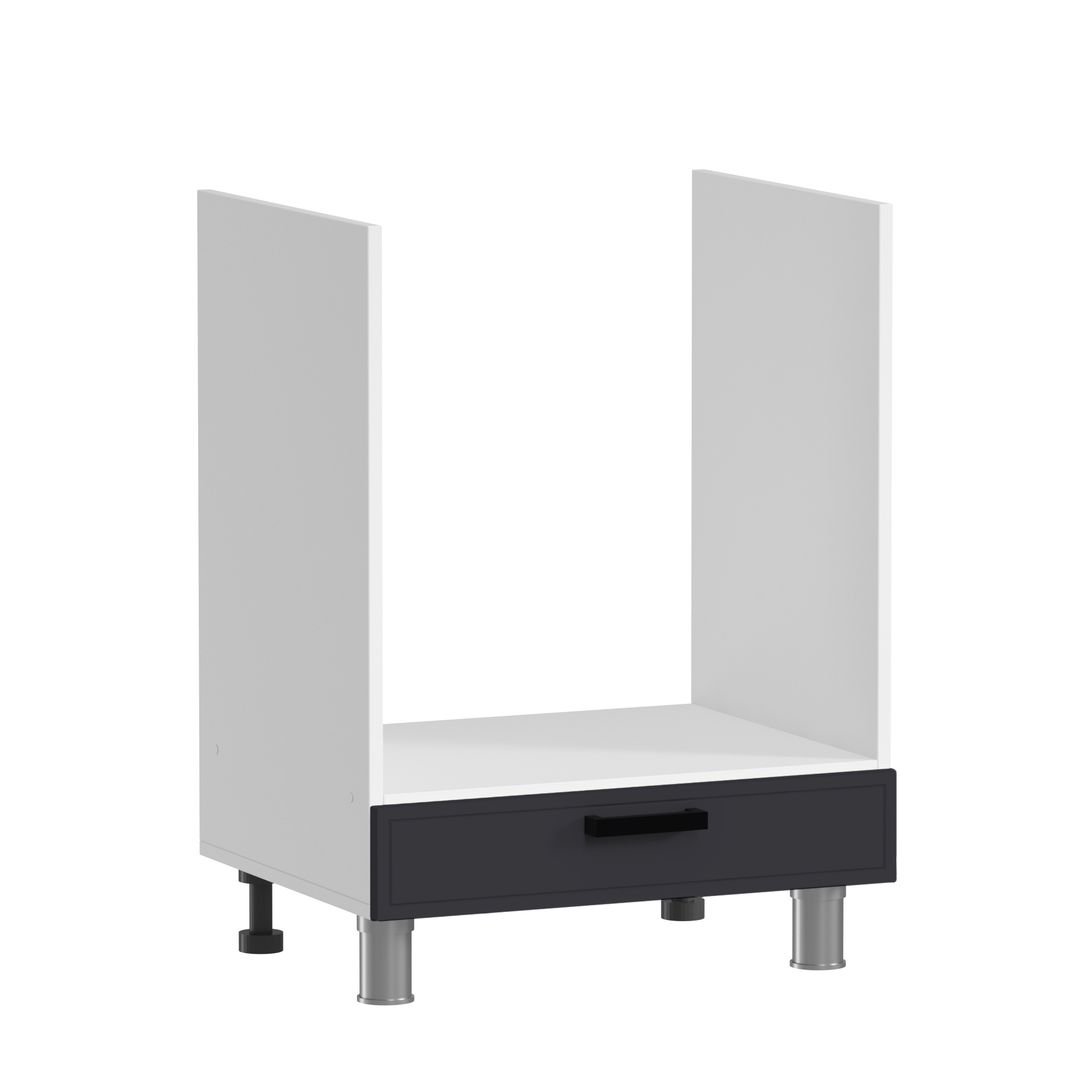 Изображение товара Кухонный шкаф для духовки Аленушка Магнолия 60x82x48 см ЛДСП цвет темно-серый