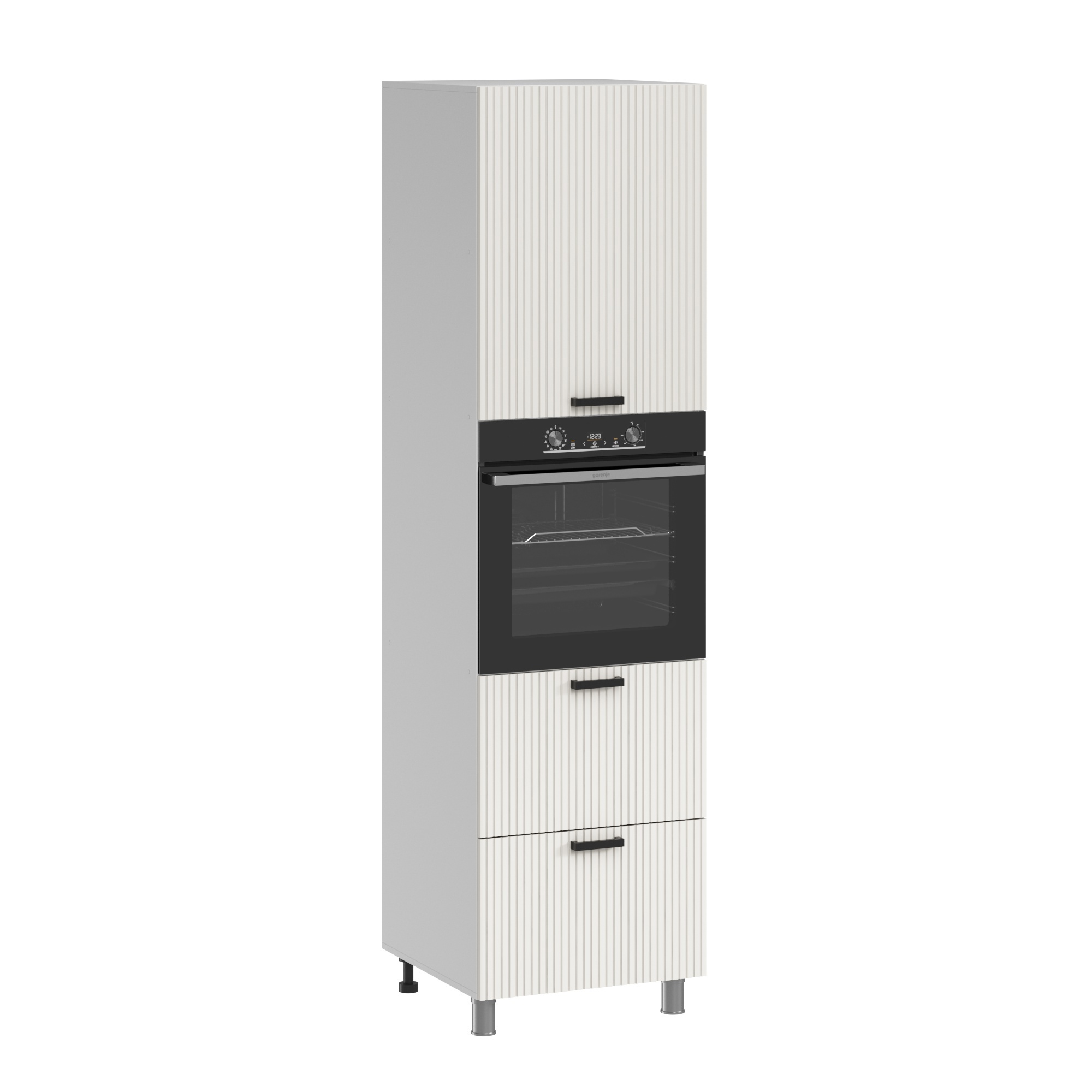 Изображение товара Шкаф-колонна АЛЕНУШКА Лотос 60x216x57 См Белый, ЛДСП