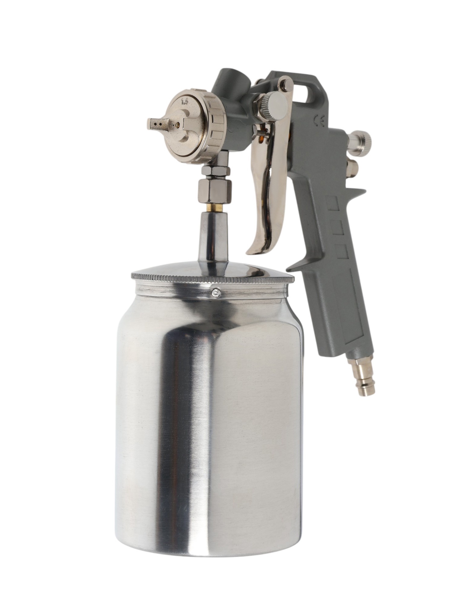 Изображение товара Краскопульт пневматический ТУНДРА 10586479 верхний бак 1 л Изображение товара Краскопульт пневматический ТУНДРА 10586479 верхний бак 1 л