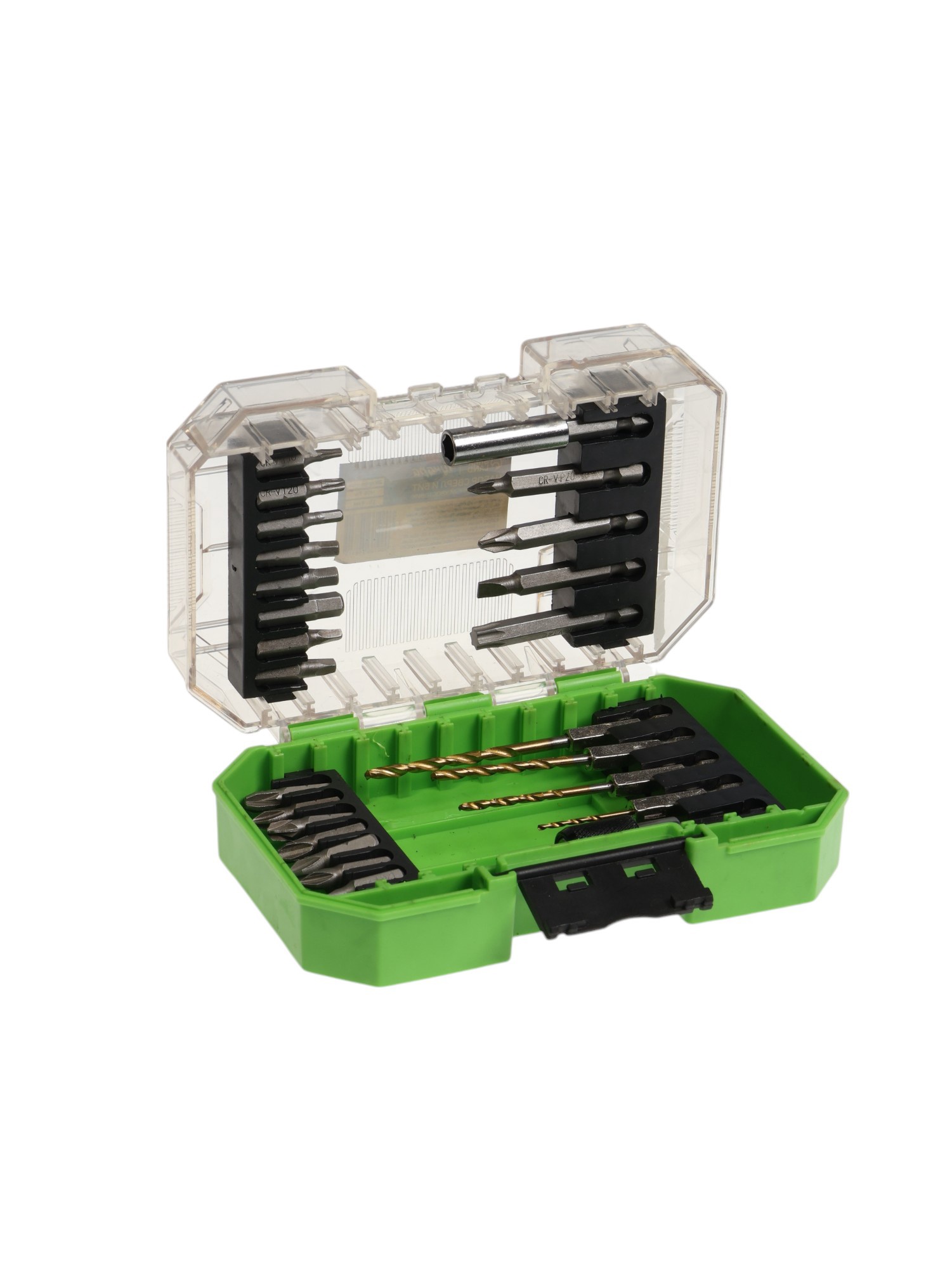 Изображение товара Набор сверл и бит Тундра 10654831, 26 шт HSS-Tin