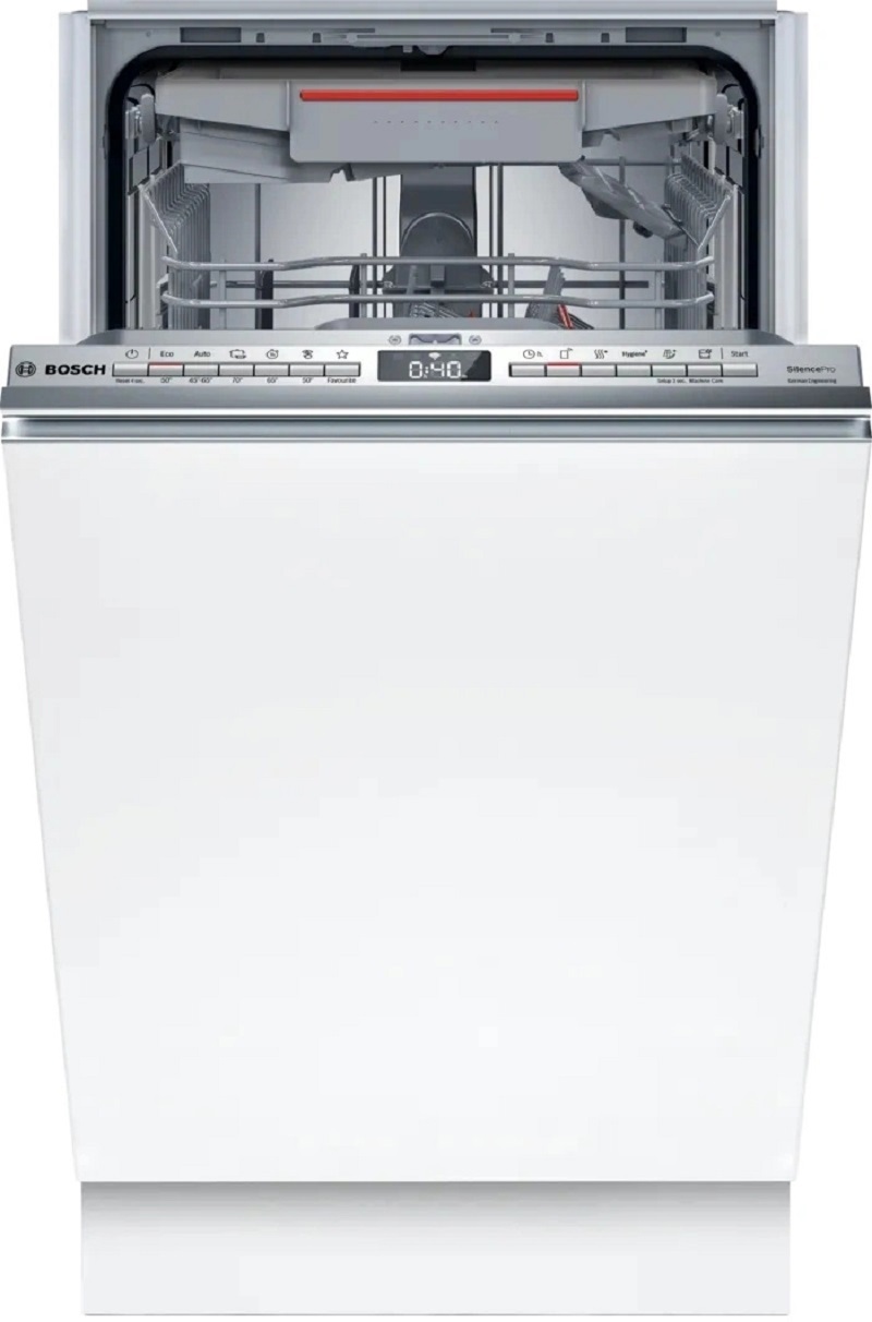 Изображение товара Встраиваемая посудомоечная машина Bosch 45 см 10 программ серебристая