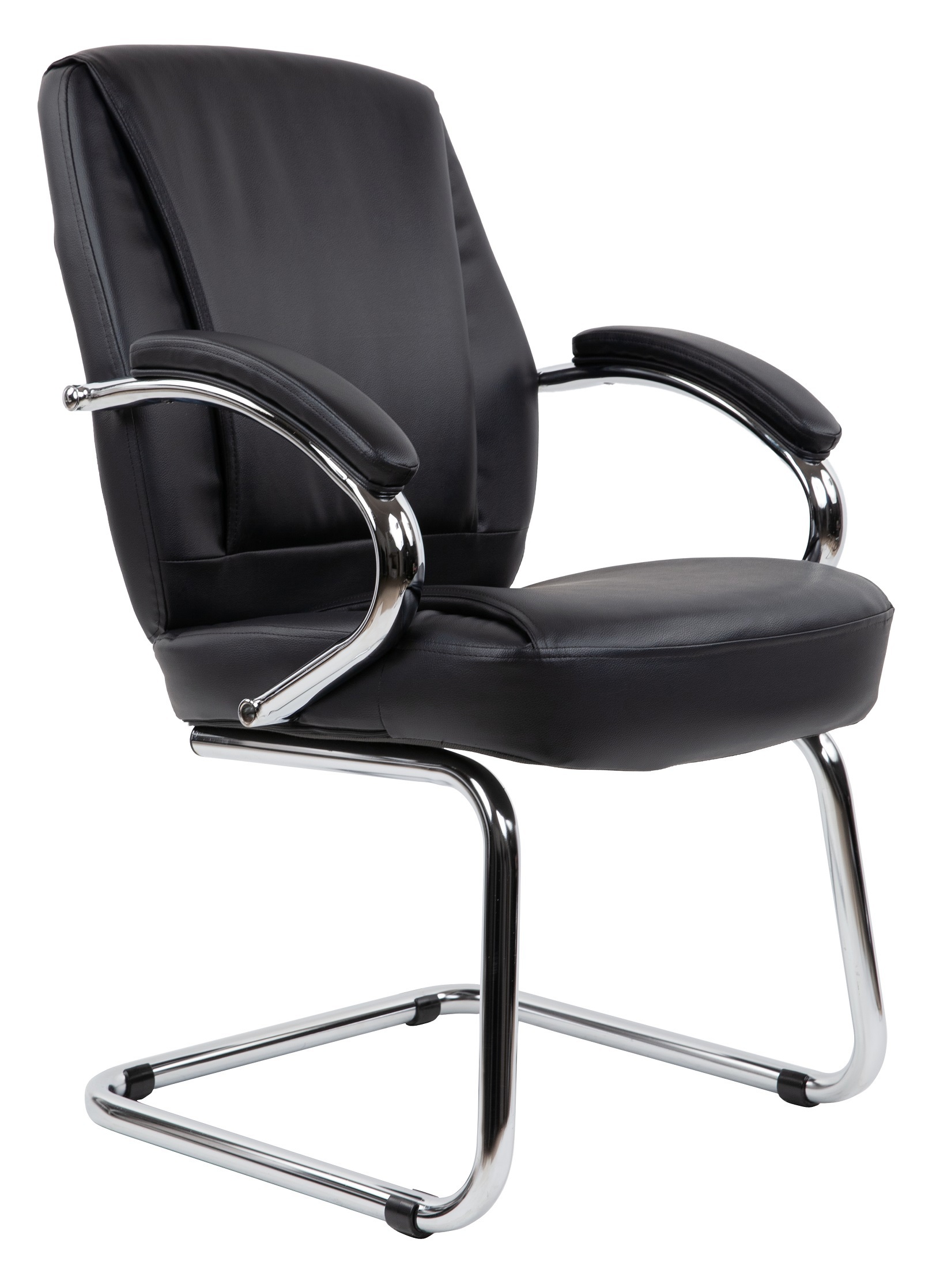 Изображение товара Офисное кресло Chairman 794 V из экокожи черное стильное и комфортное