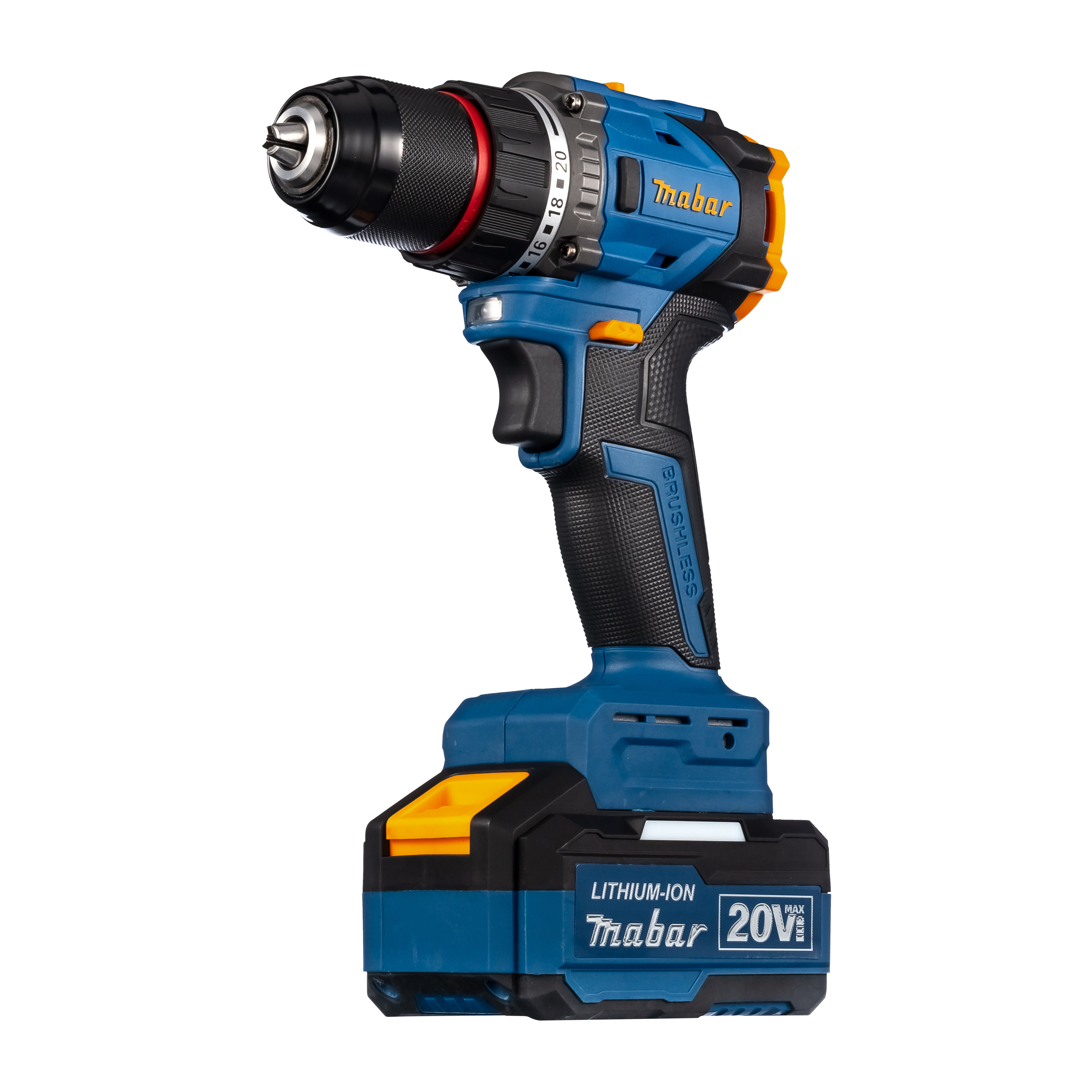 Изображение товара Дрель-шуруповерт аккумуляторная Mabar 8013-МК-4.0, 20 В Li-Ion