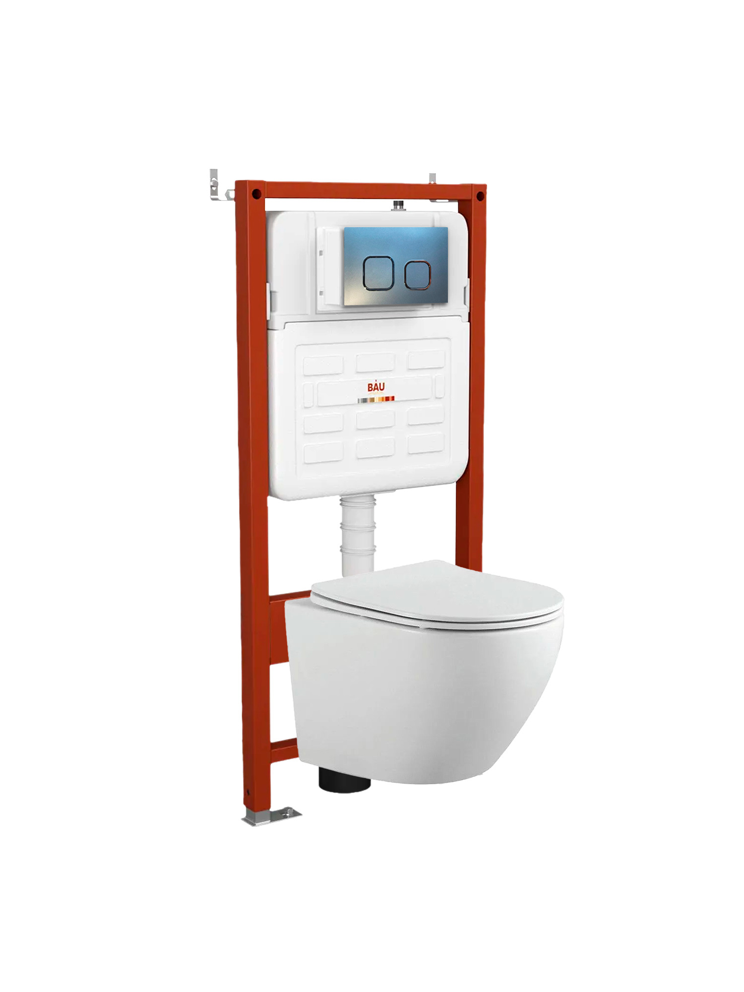 Изображение товара Комплект инсталляция и унитаз BAU DREAM E458103 BL0002 HQ5 E00121 белый