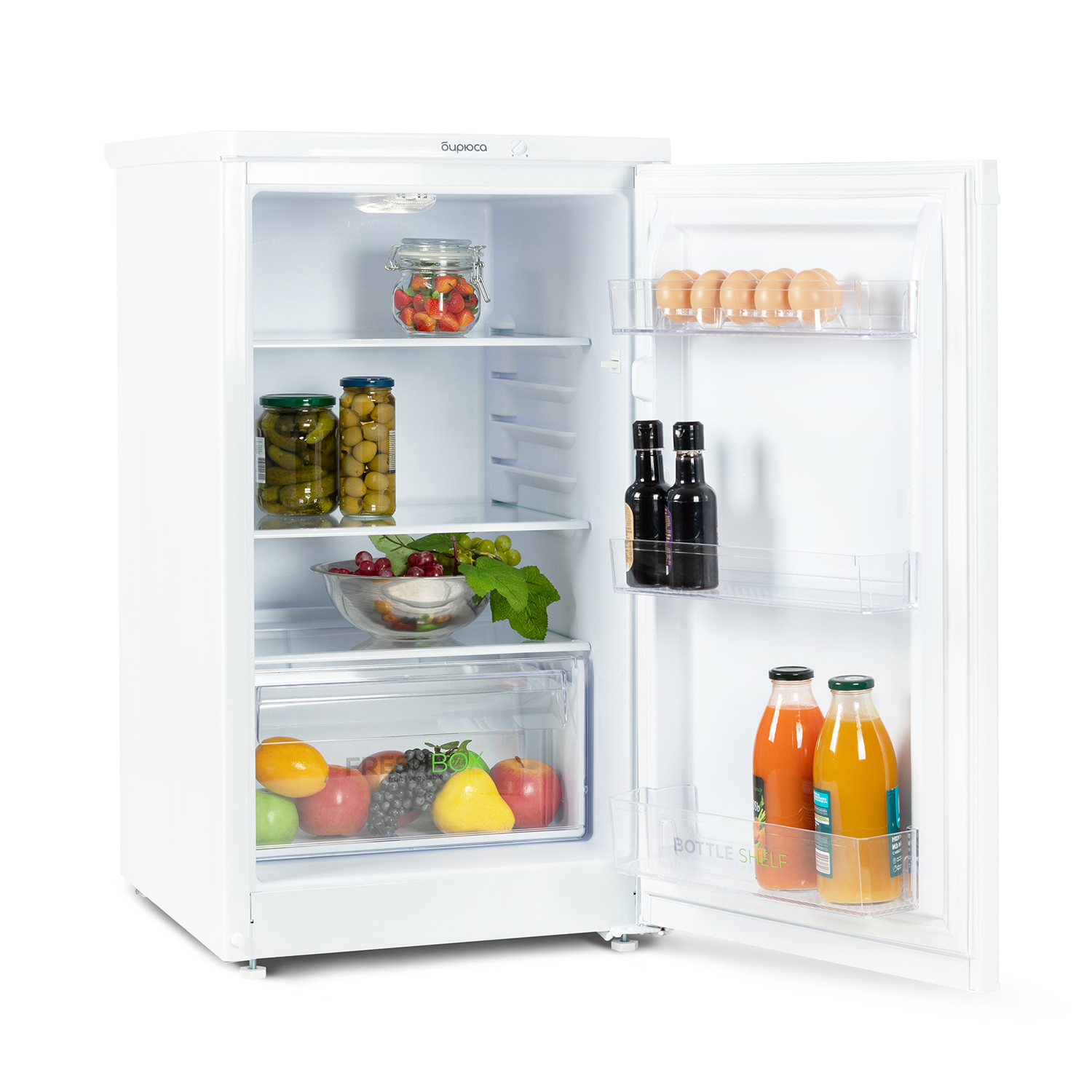 Изображение товара Холодильник Бирюса 409 115л белый однокамерный с механическим управлением