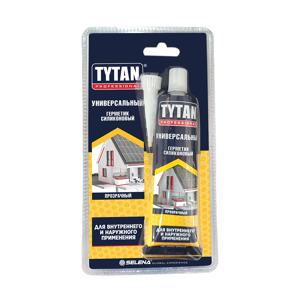 Изображение товара Герметик силиконовый Tytan Professional универсальный прозрачный 85 мл Изображение товара Герметик силиконовый Tytan Professional универсальный прозрачный 85 мл
