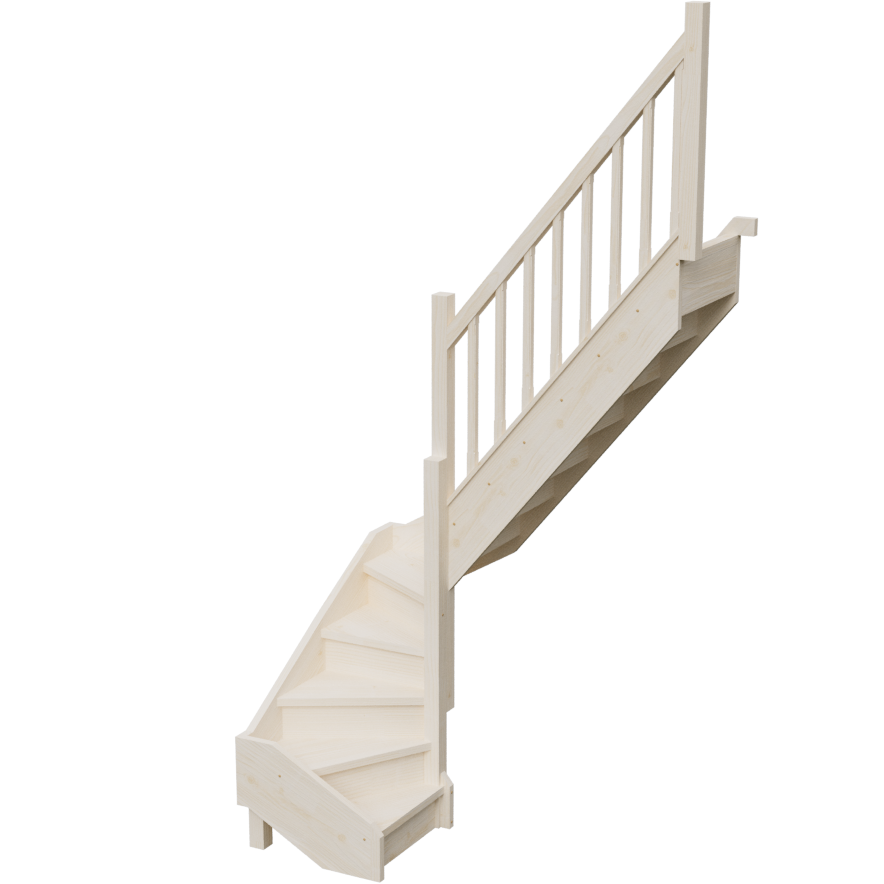Изображение товара Межэтажная лестница Stairshop ЛЕС-ППУ20 1490x1895x2925мм с правым поворотом Изображение товара Межэтажная лестница Stairshop ЛЕС-ППУ20 1490x1895x2925мм с правым поворотом