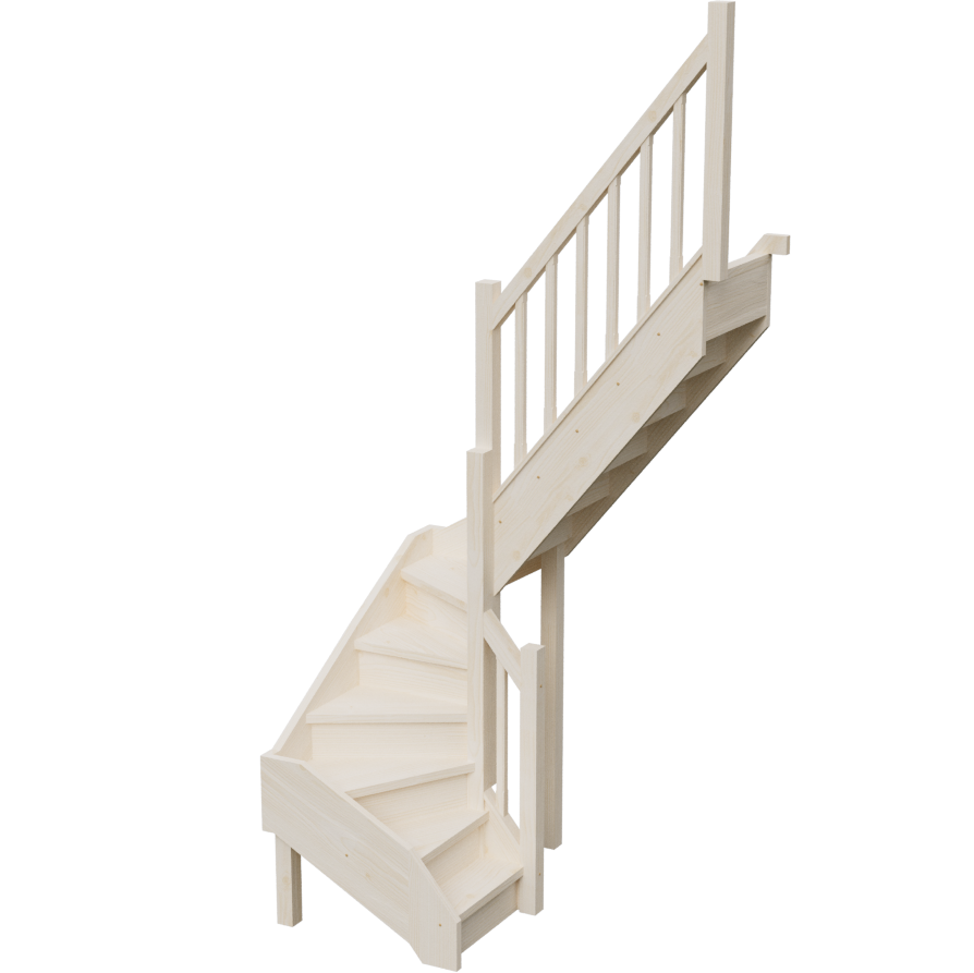 Изображение товара Межэтажная лестница Stairshop ЛЕС-ППУ21 1490x1710x2925мм с правым поворотом Изображение товара Межэтажная лестница Stairshop ЛЕС-ППУ21 1490x1710x2925мм с правым поворотом
