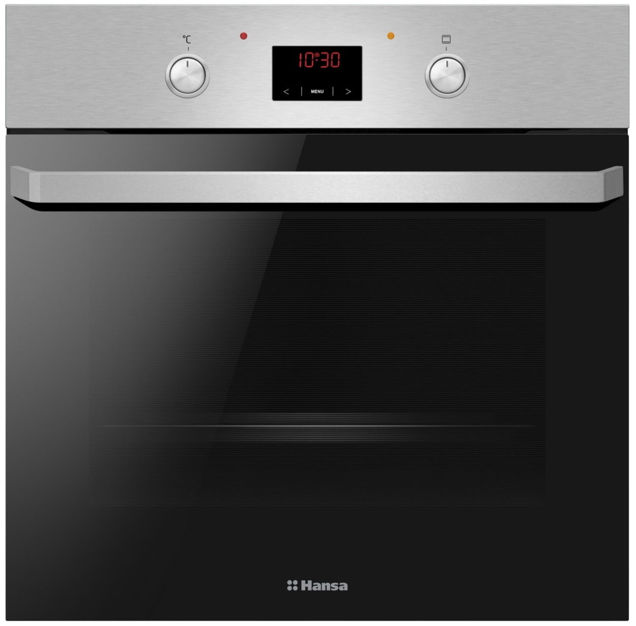 Изображение товара Встраиваемый электрический духовой шкаф Hansa BOEI684621 нержавеющая сталь черный