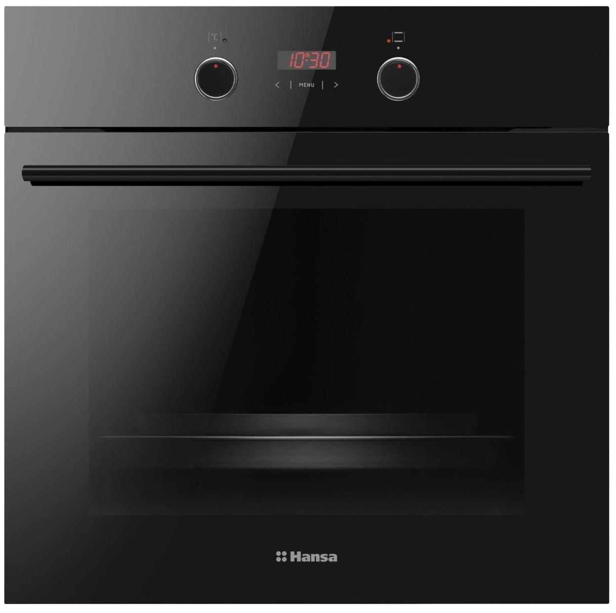 Изображение товара Встраиваемый электрический духовой шкаф Hansa BOES68433 черный 65л с грилем Изображение товара Встраиваемый электрический духовой шкаф Hansa BOES68433 черный 65л с грилем